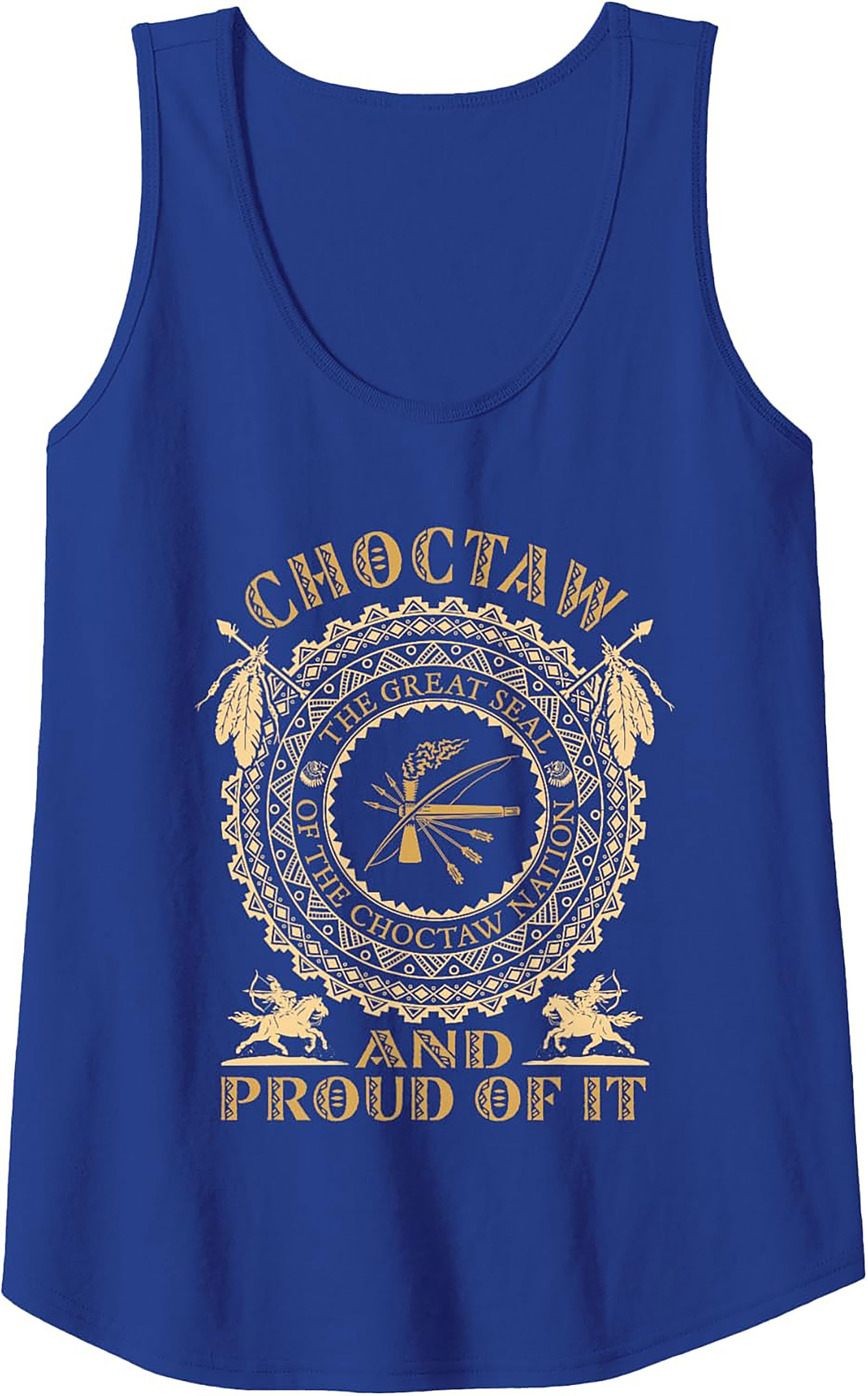Choctaw Nation Seal & Pride Graphic Tank Top Unisex Fit