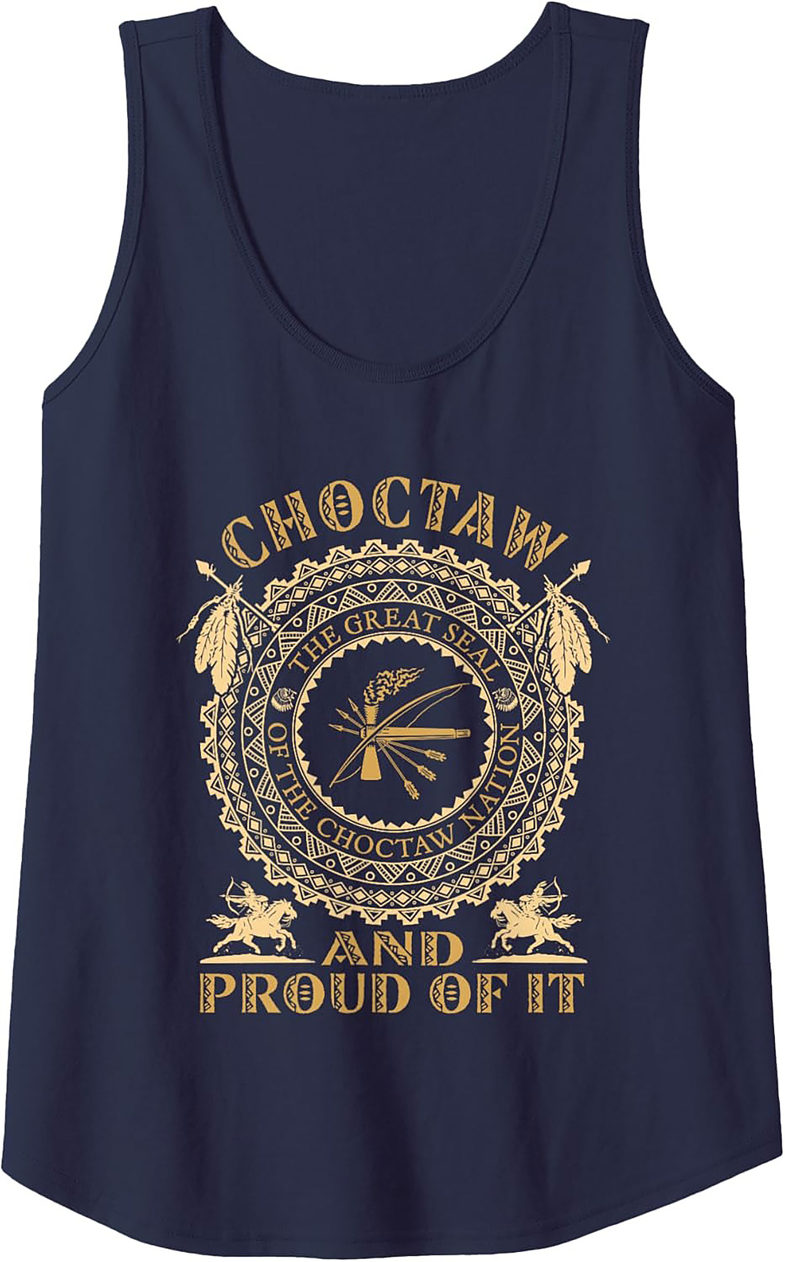 Choctaw Nation Seal & Pride Graphic Tank Top Unisex Fit