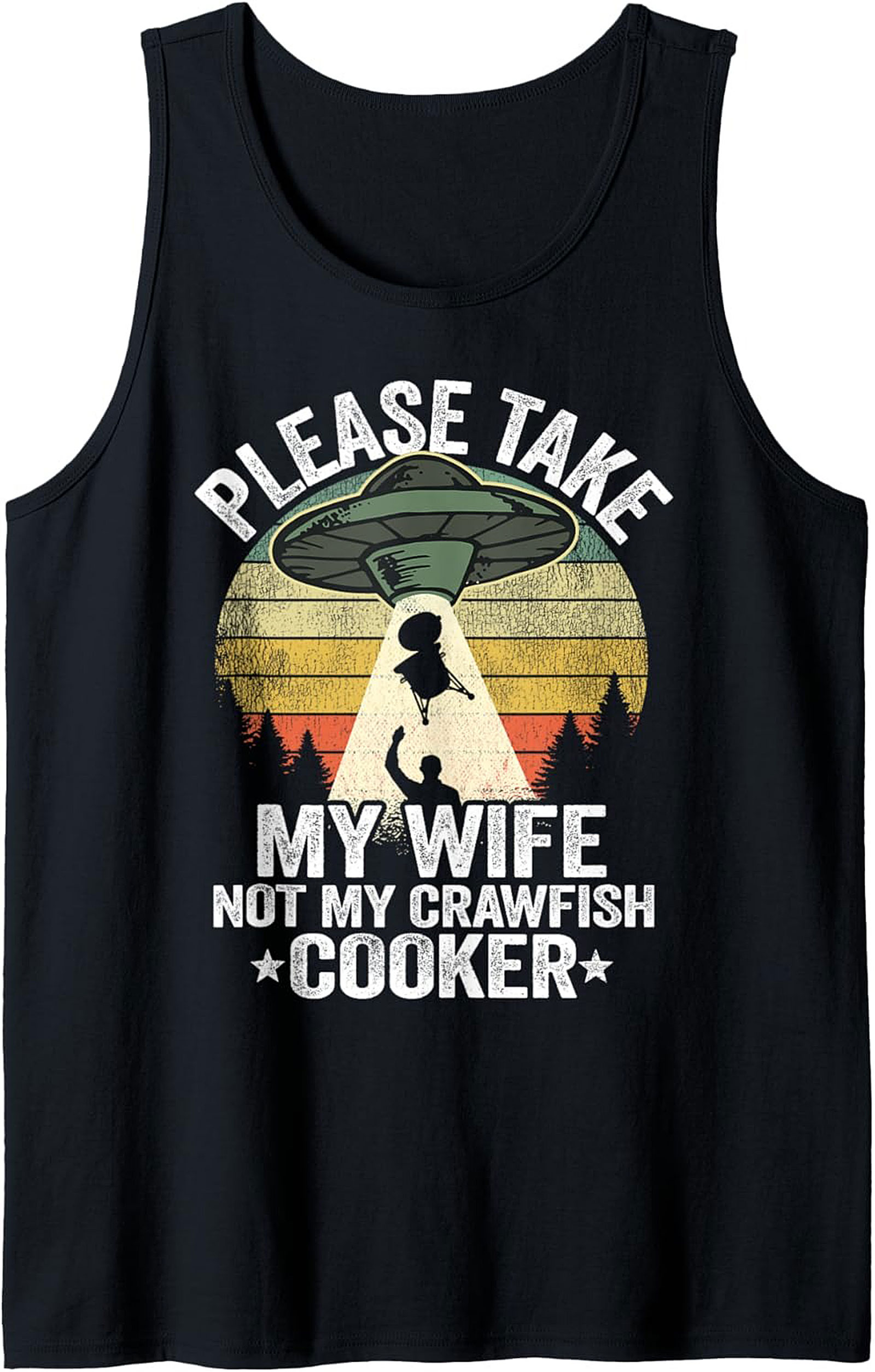 Funny Crawfish Cooker Graphic Tank Summer Sleeveless Tee