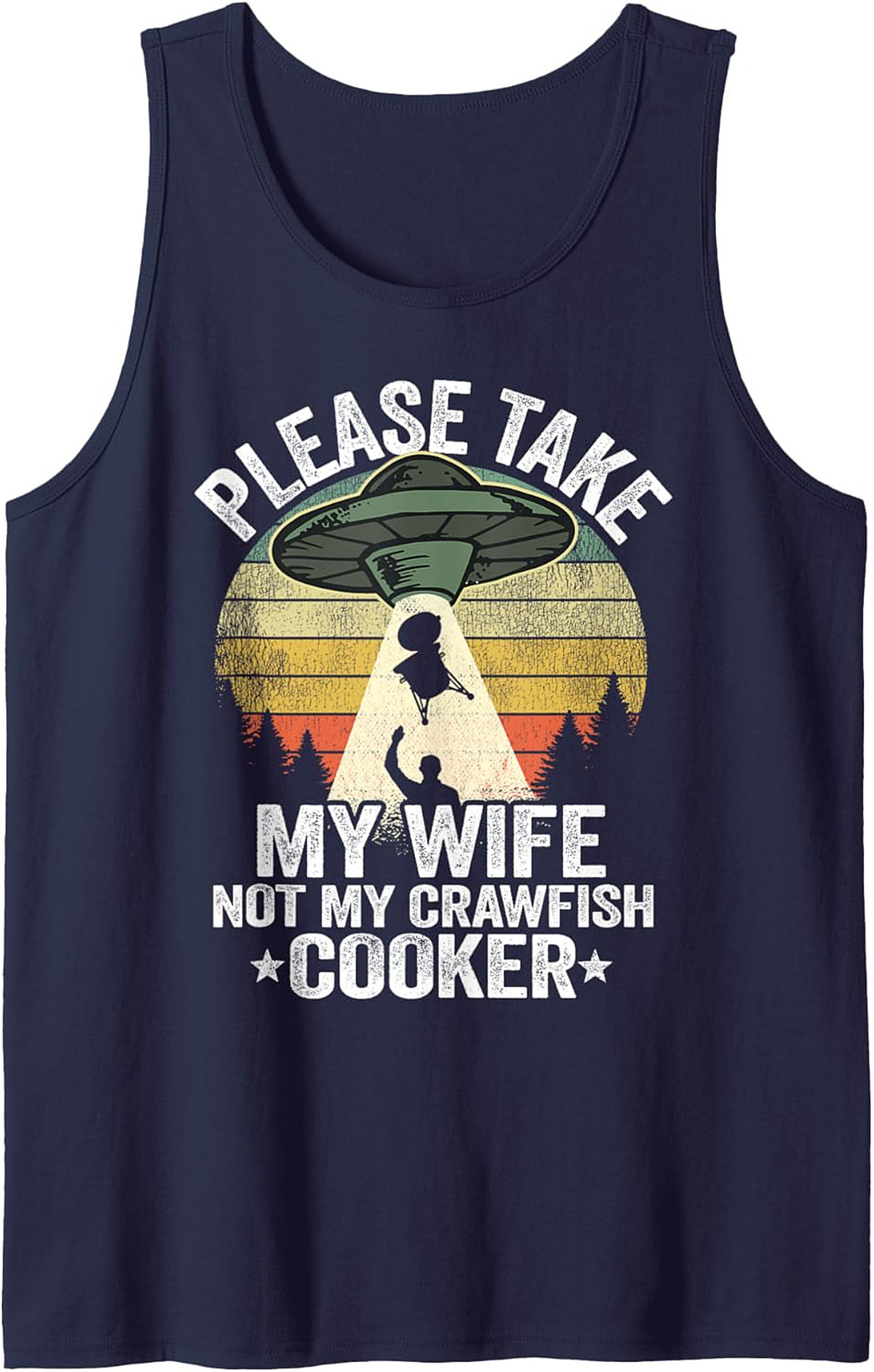 Funny Crawfish Cooker Graphic Tank Summer Sleeveless Tee