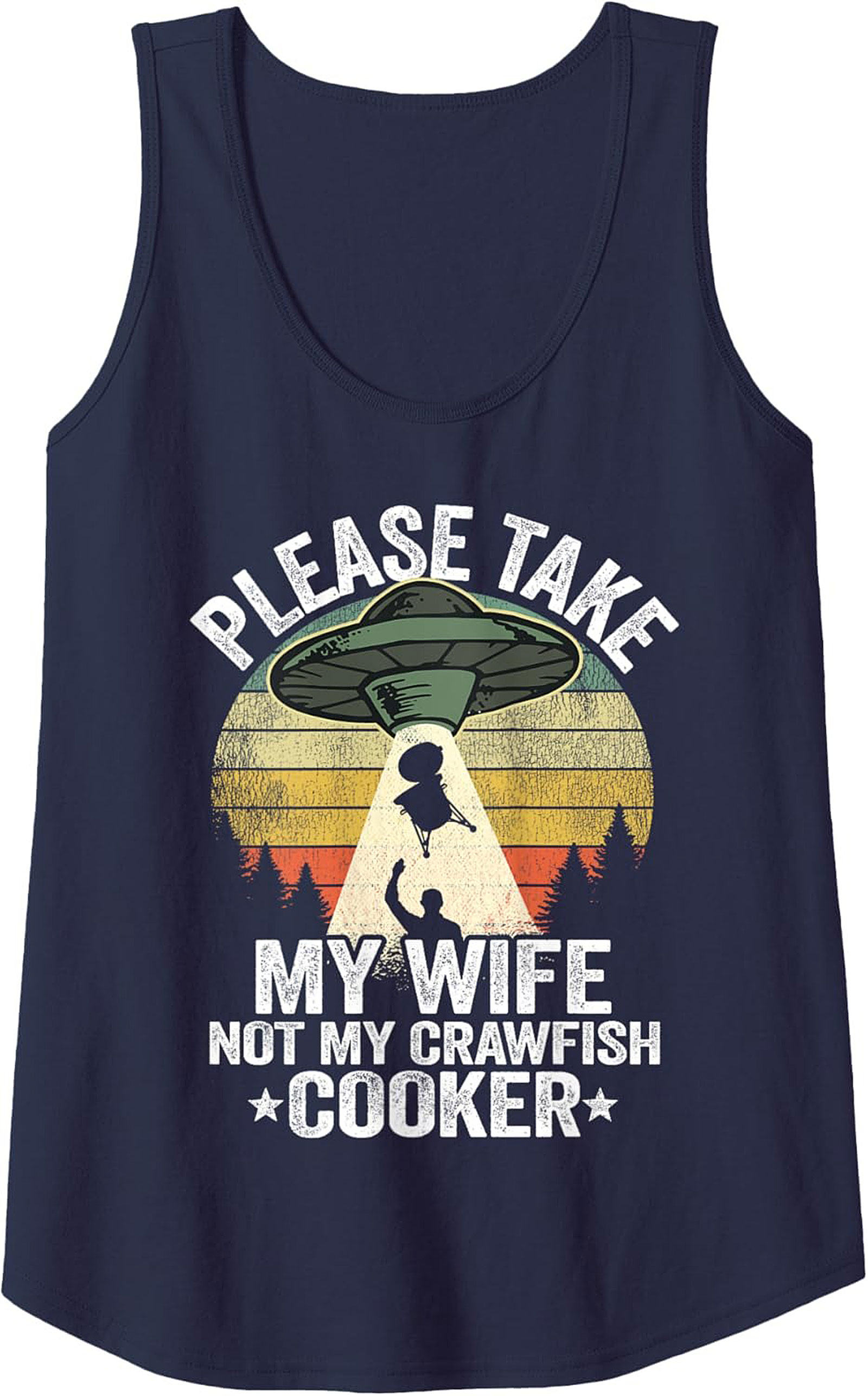 Funny Crawfish Cooker Graphic Tank Summer Sleeveless Tee