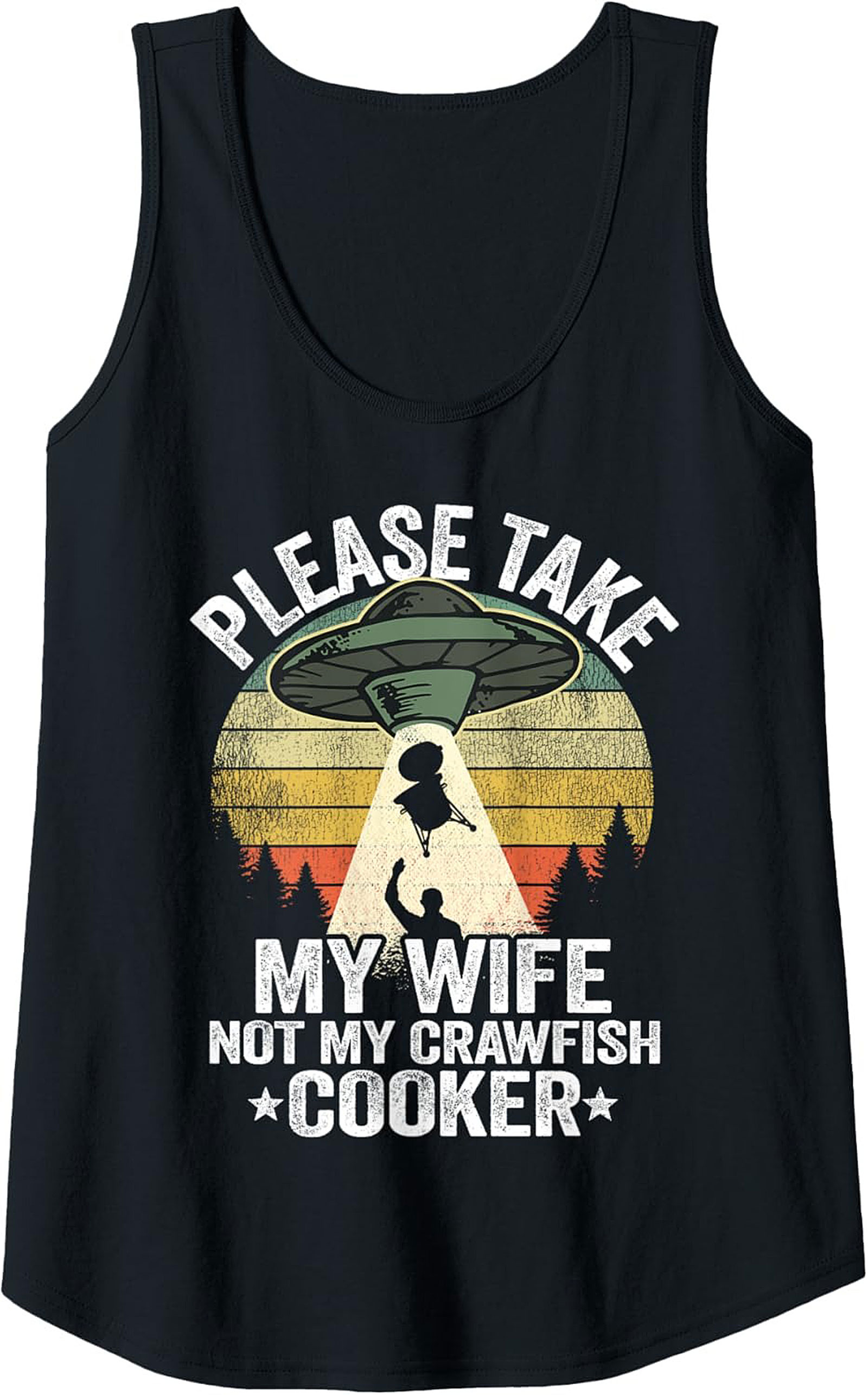 Funny Crawfish Cooker Graphic Tank Summer Sleeveless Tee