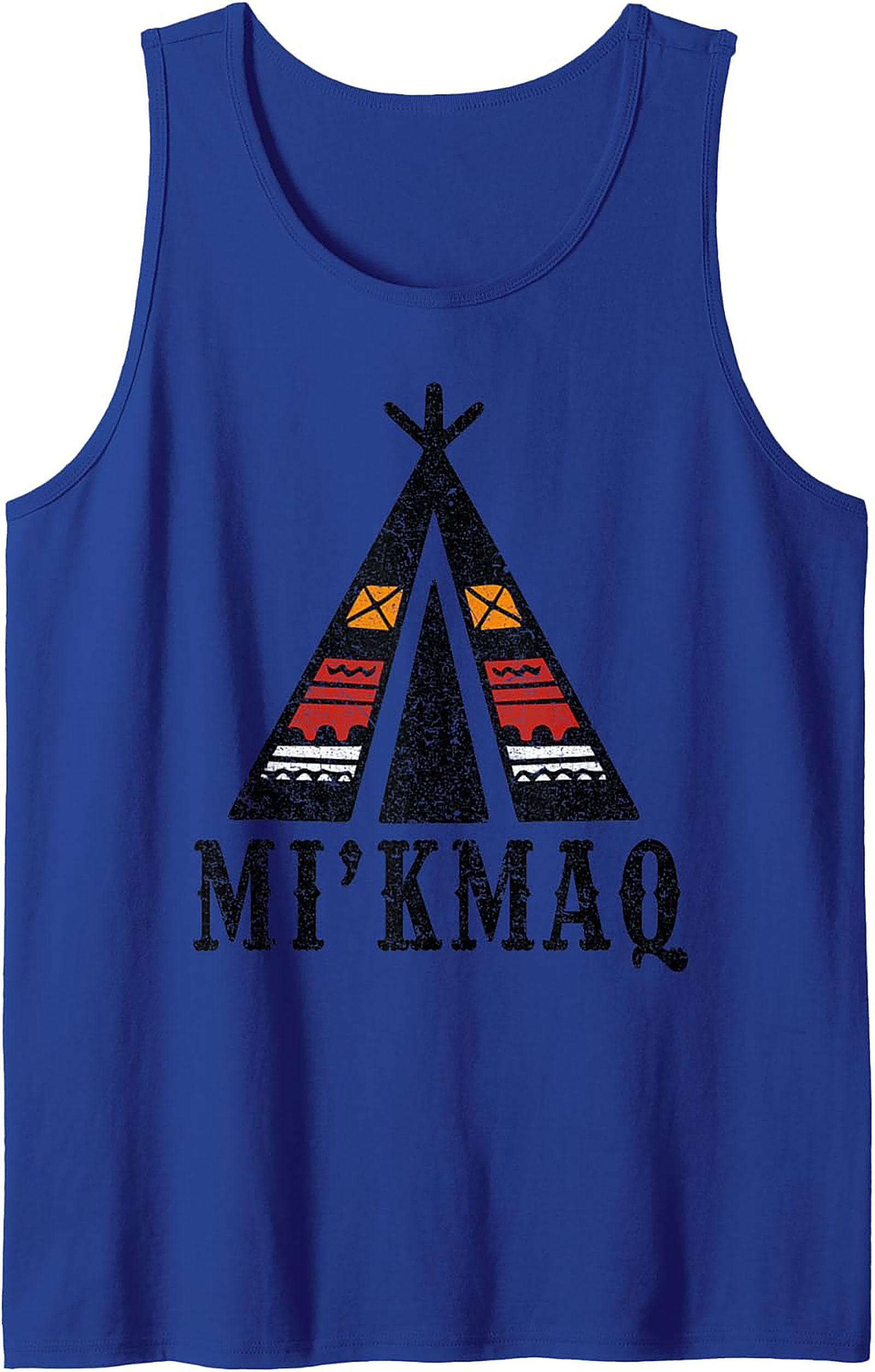 Mi'kmaq Graphic Tank Top Heritage Sleeveless Shirt