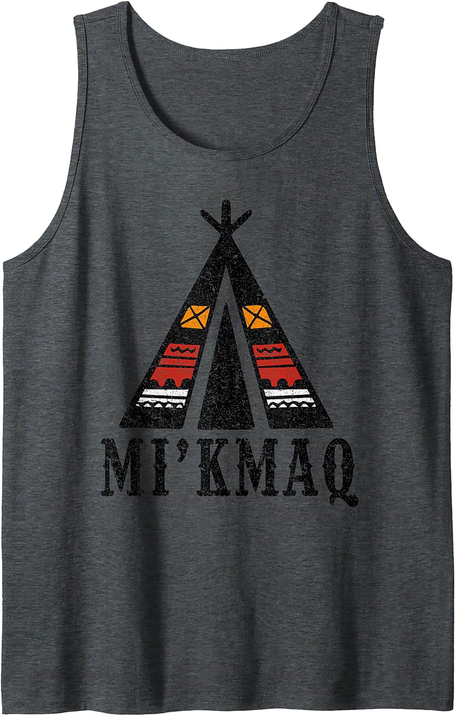 Mi'kmaq Graphic Tank Top Heritage Sleeveless Shirt
