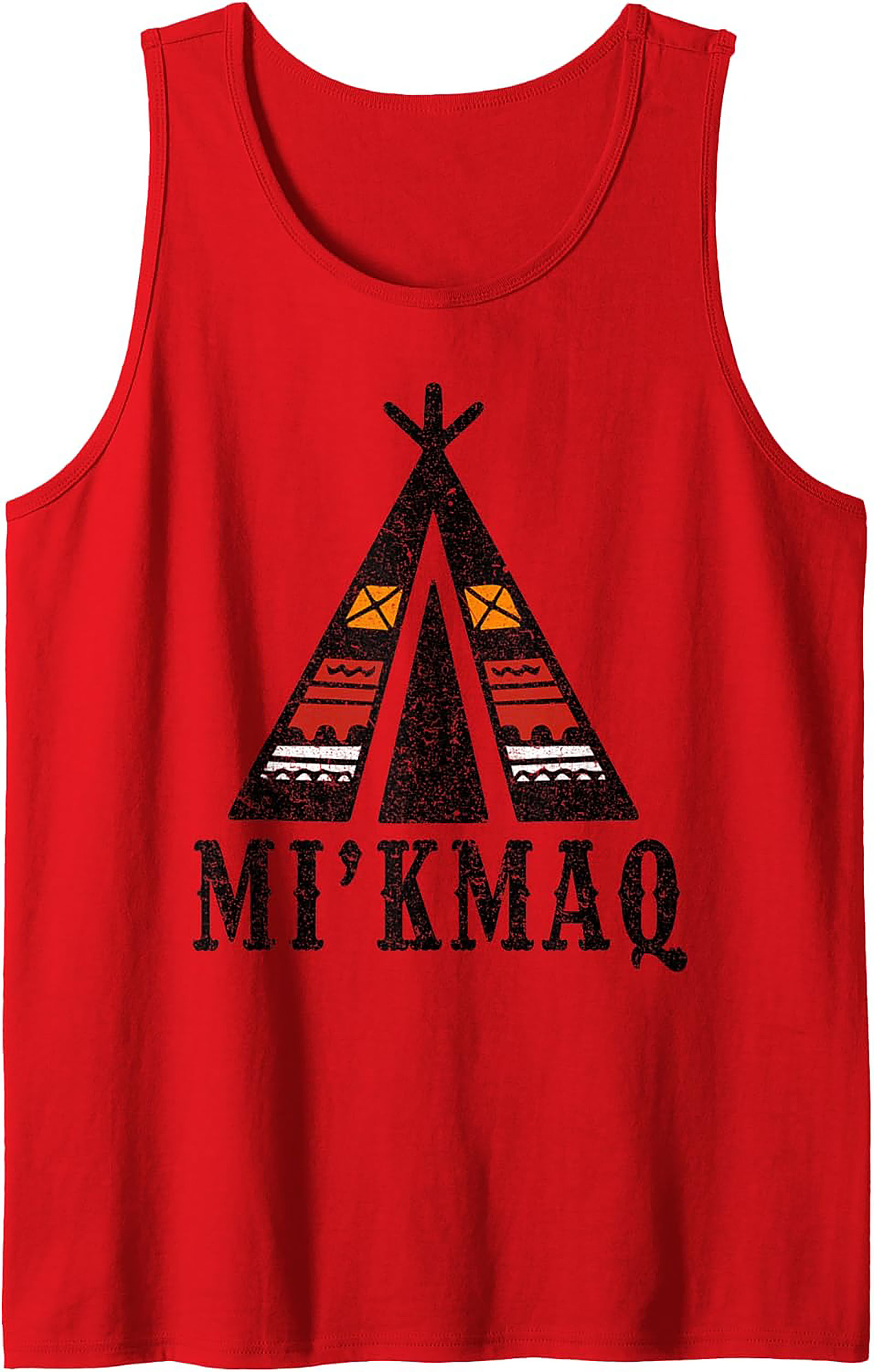 Mi'kmaq Graphic Tank Top Heritage Sleeveless Shirt
