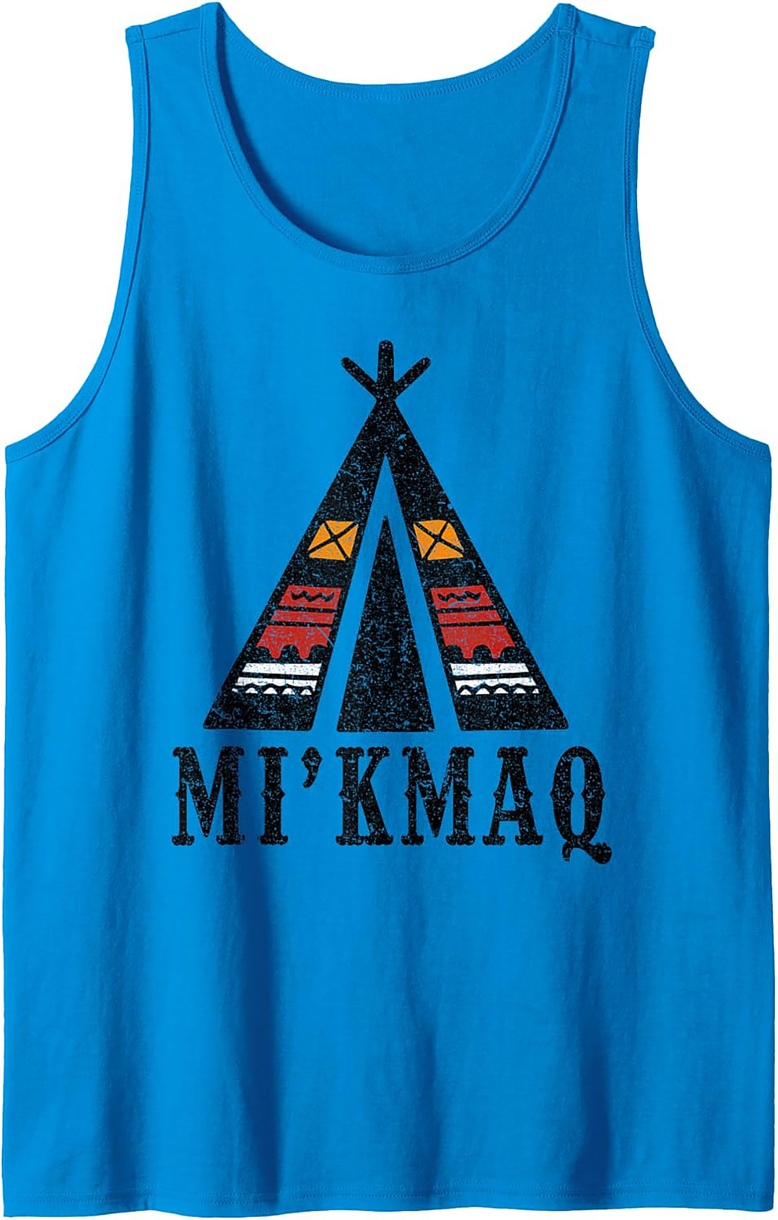 Mi'kmaq Graphic Tank Top Heritage Sleeveless Shirt