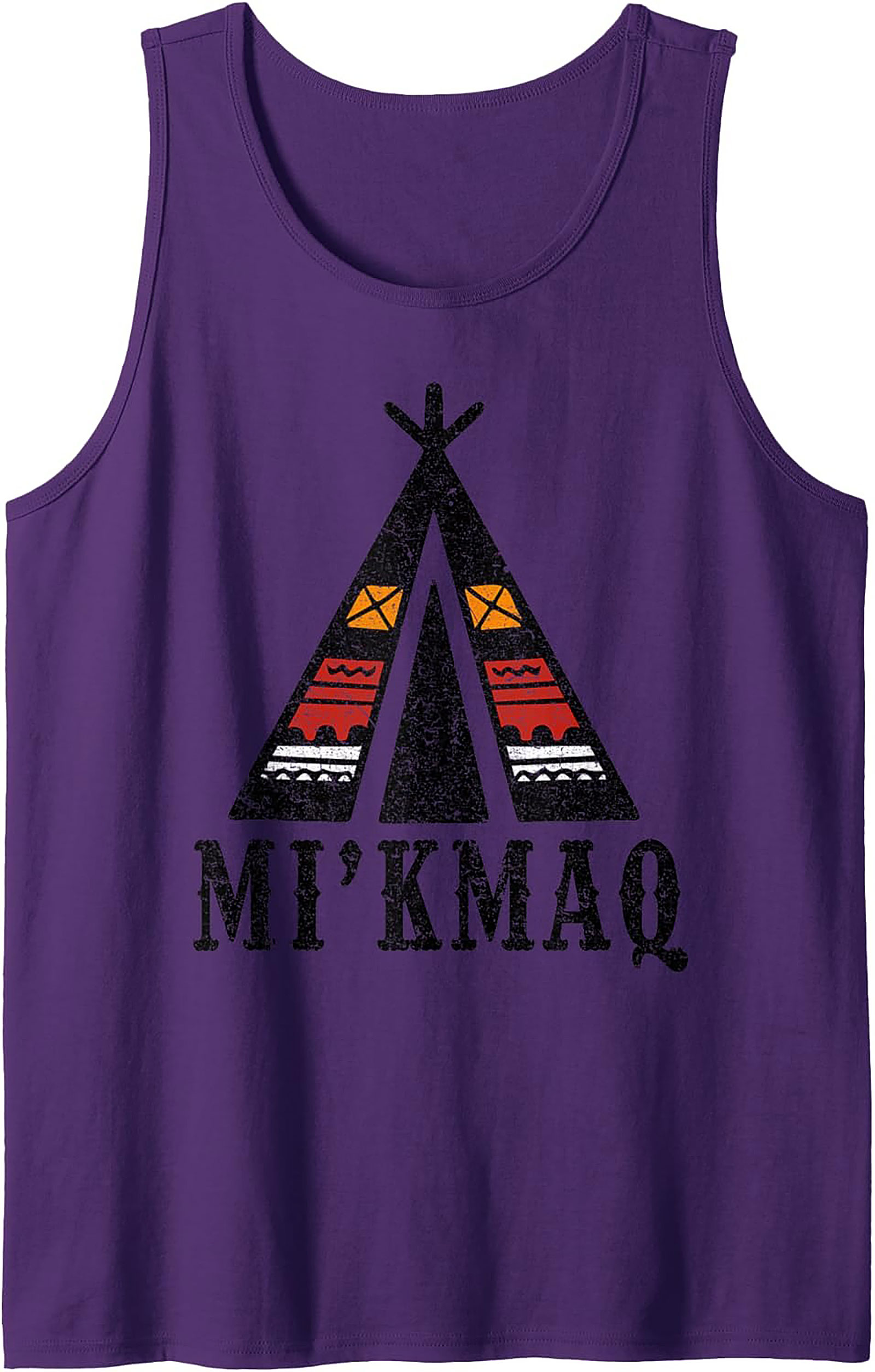 Mi'kmaq Graphic Tank Top Heritage Sleeveless Shirt