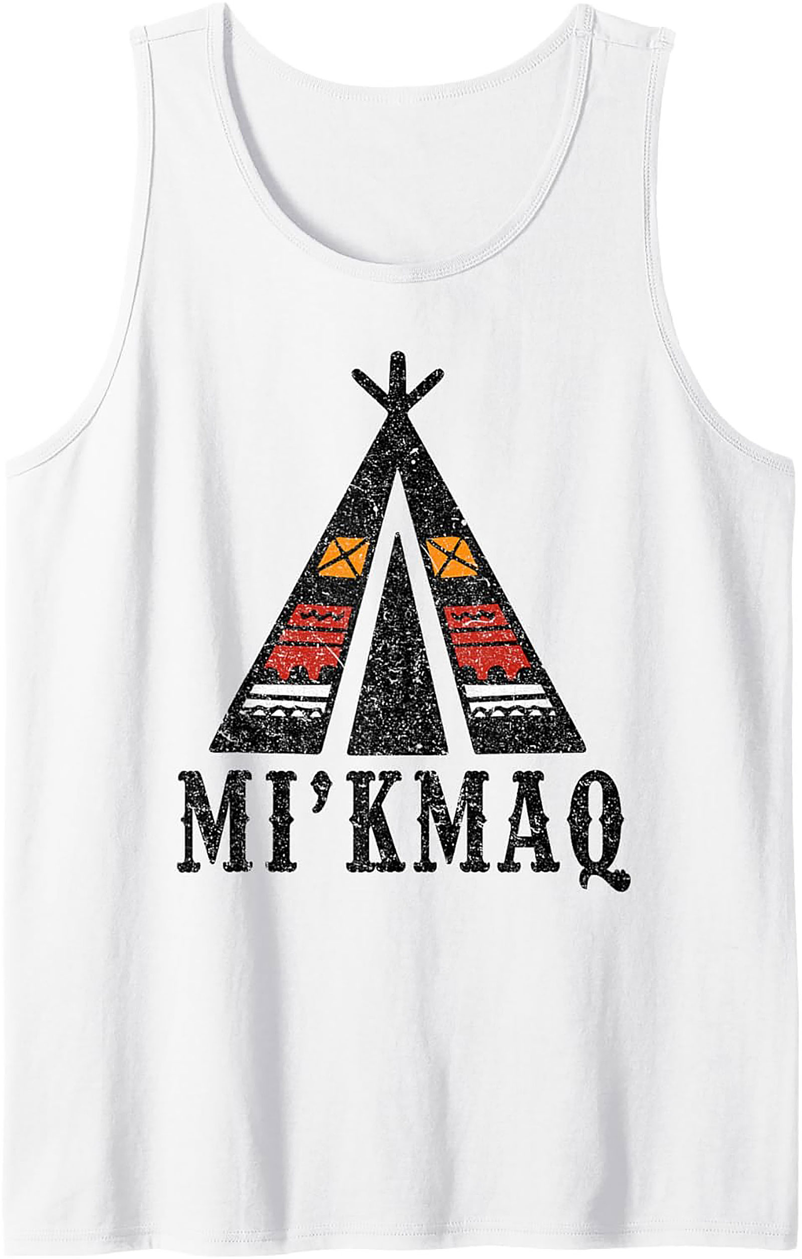 Mi'kmaq Graphic Tank Top Heritage Sleeveless Shirt