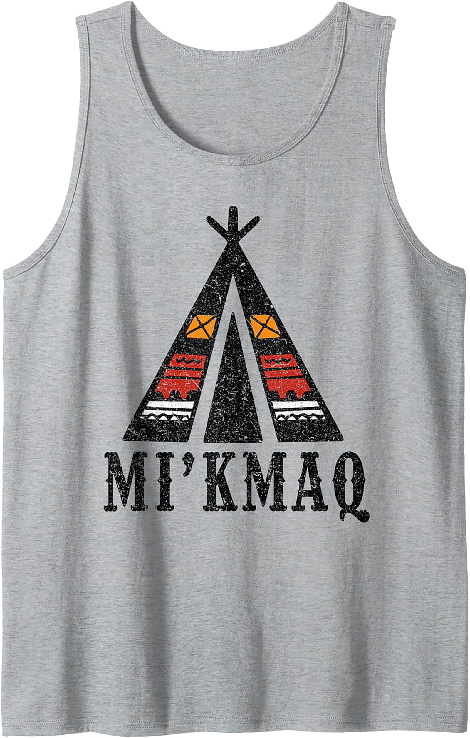 Mi'kmaq Graphic Tank Top Heritage Sleeveless Shirt