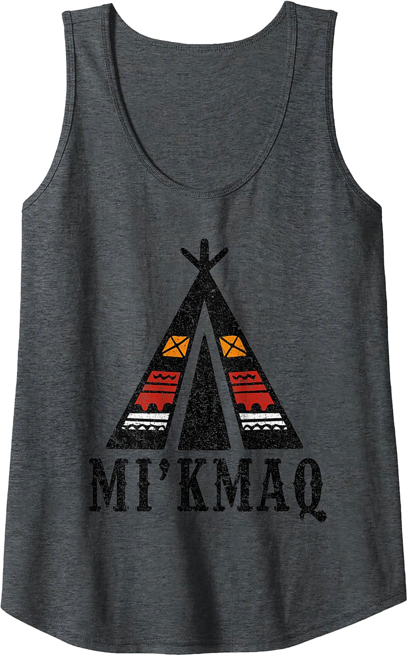 Mi'kmaq Graphic Tank Top Heritage Sleeveless Shirt