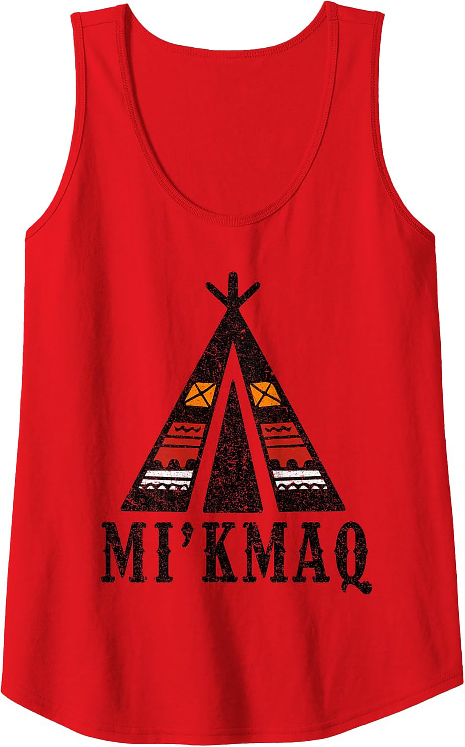 Mi'kmaq Graphic Tank Top Heritage Sleeveless Shirt
