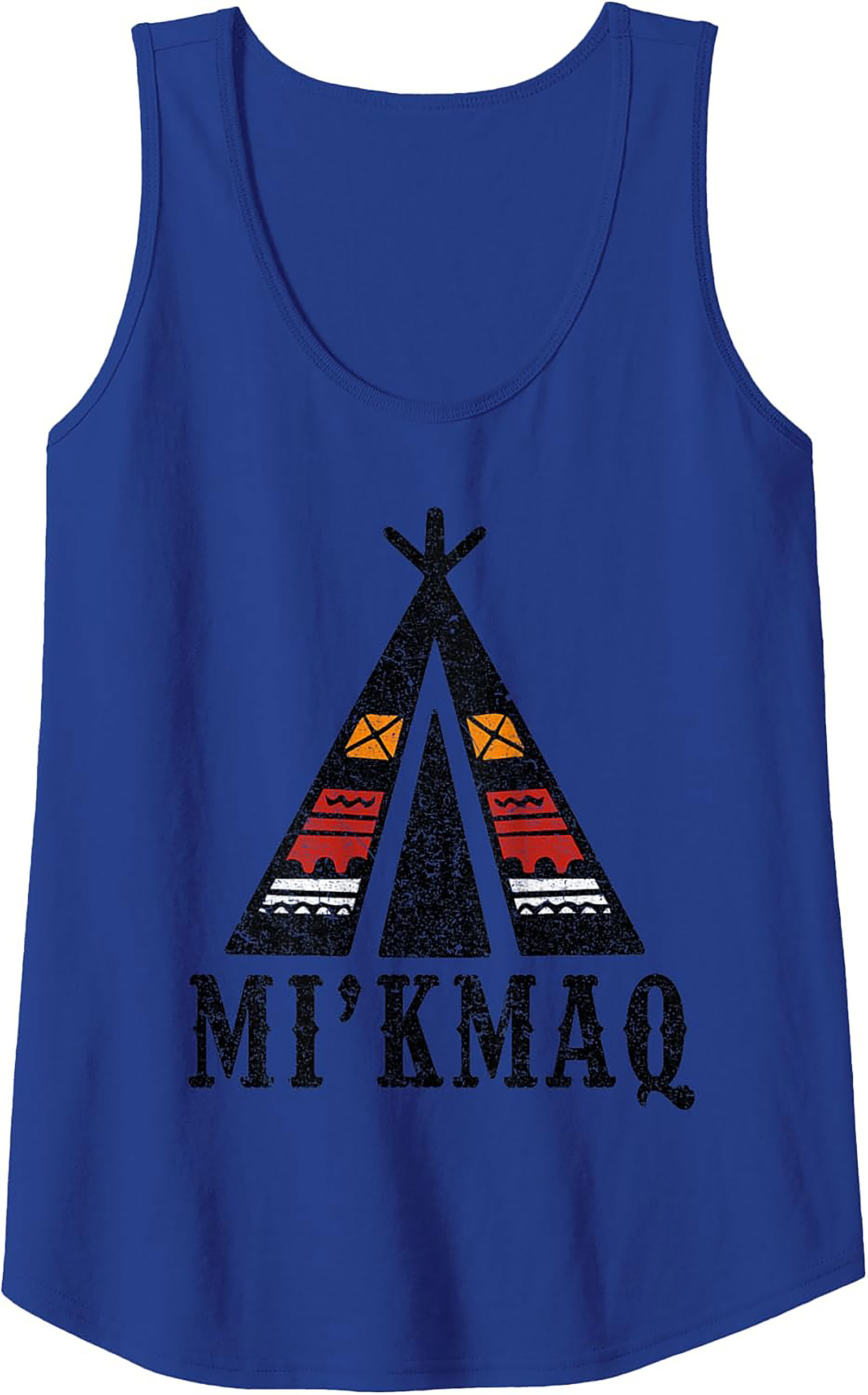 Mi'kmaq Graphic Tank Top Heritage Sleeveless Shirt