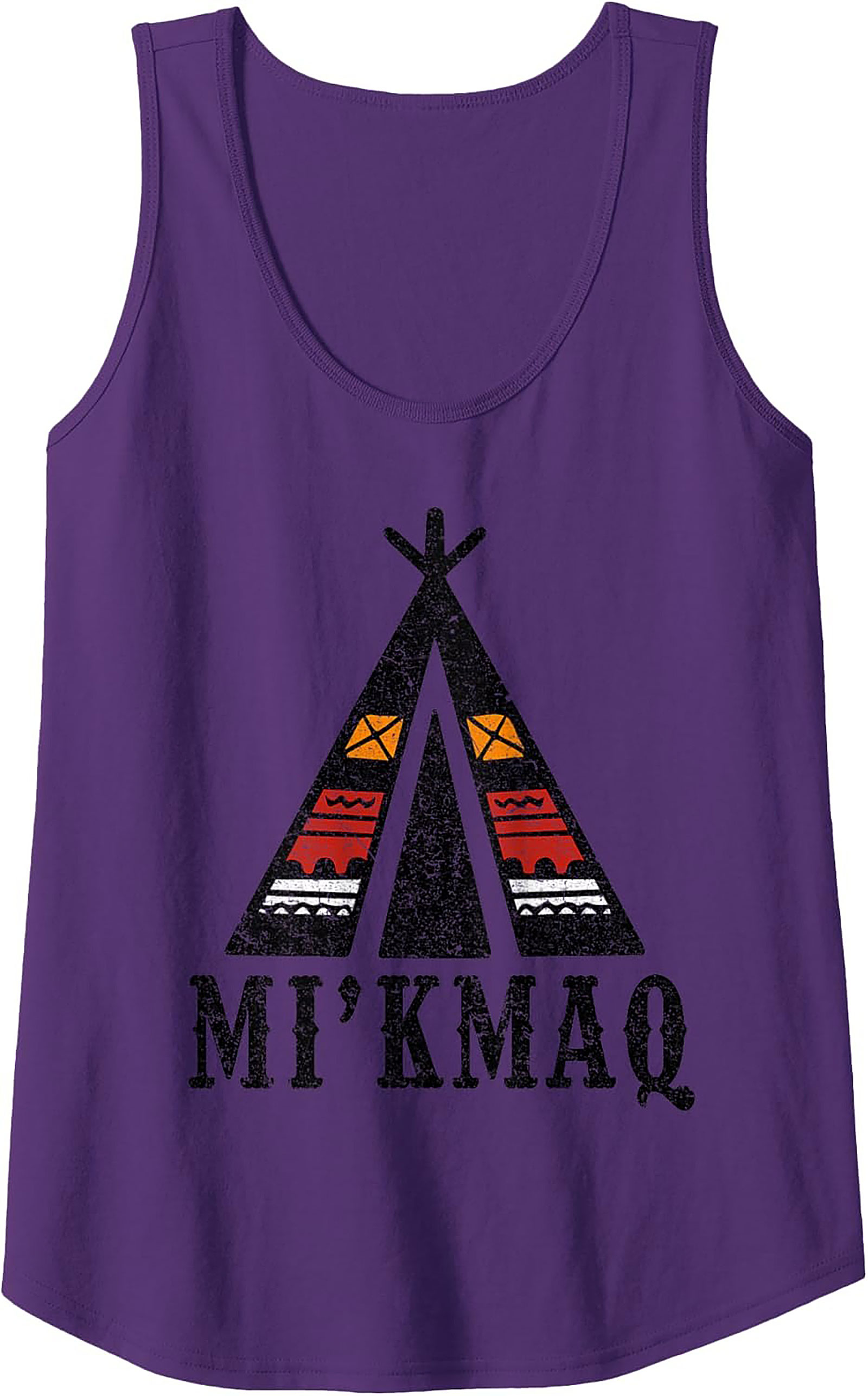 Mi'kmaq Graphic Tank Top Heritage Sleeveless Shirt