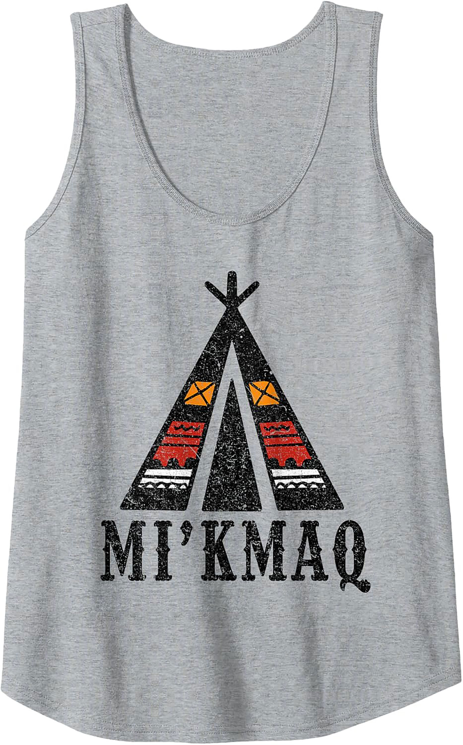 Mi'kmaq Graphic Tank Top Heritage Sleeveless Shirt