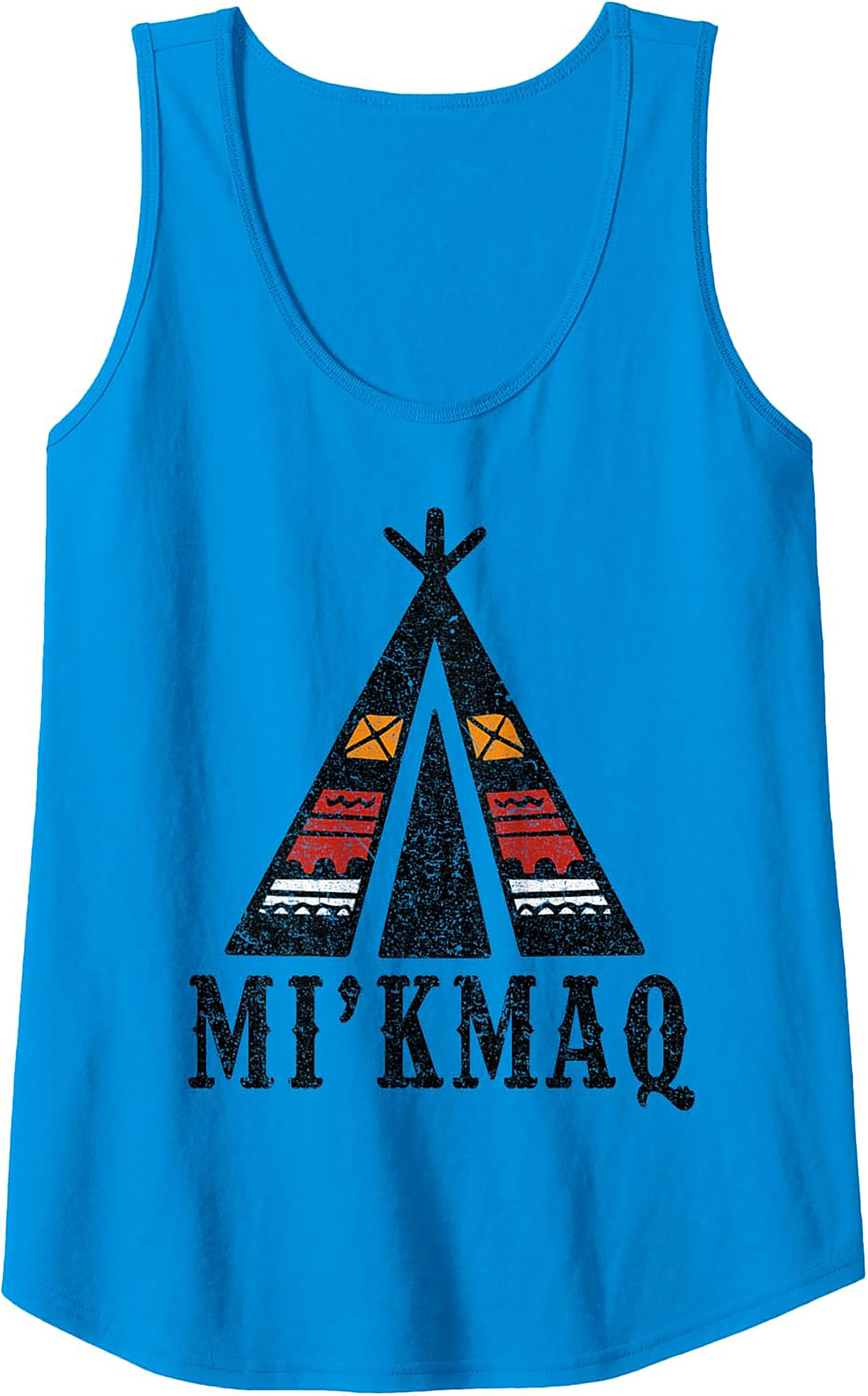 Mi'kmaq Graphic Tank Top Heritage Sleeveless Shirt
