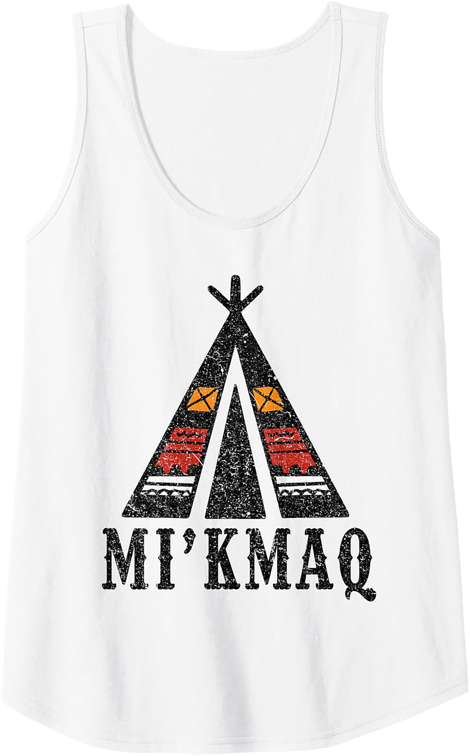 Mi'kmaq Graphic Tank Top Heritage Sleeveless Shirt
