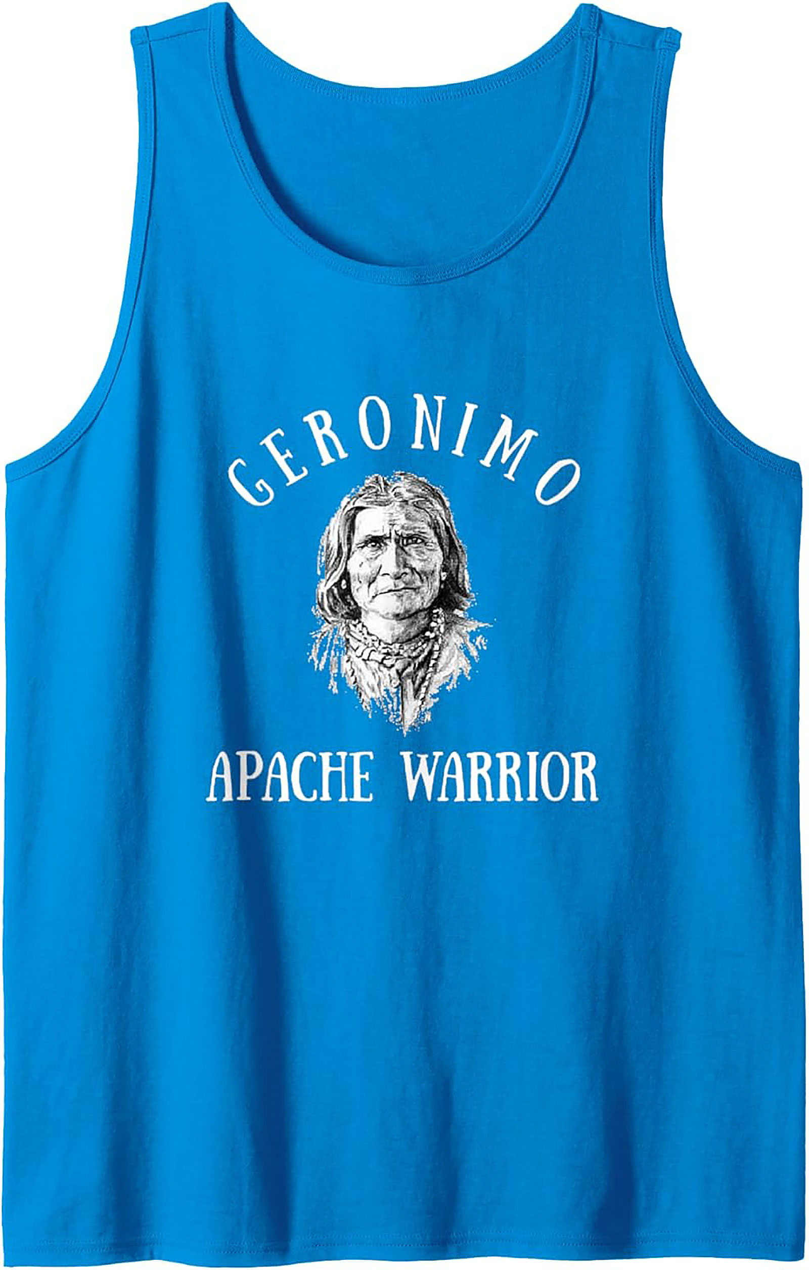 Geronimo Apache Warrior Tank Top Historical Graphic