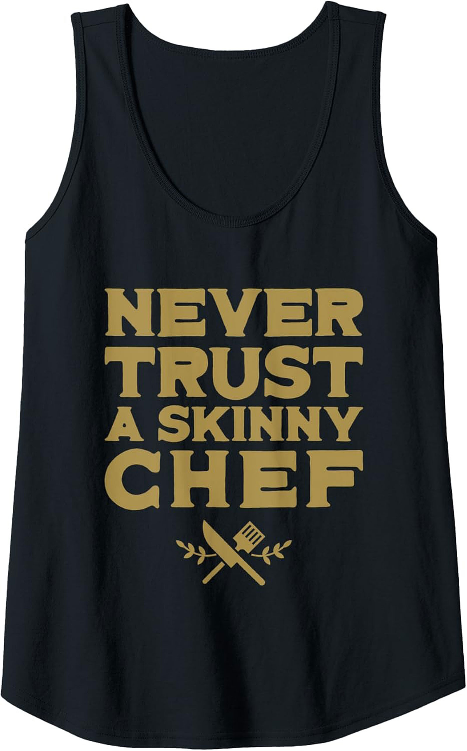 Funny Chef Humor Graphic Tank Foodie Sleeveless Shirt