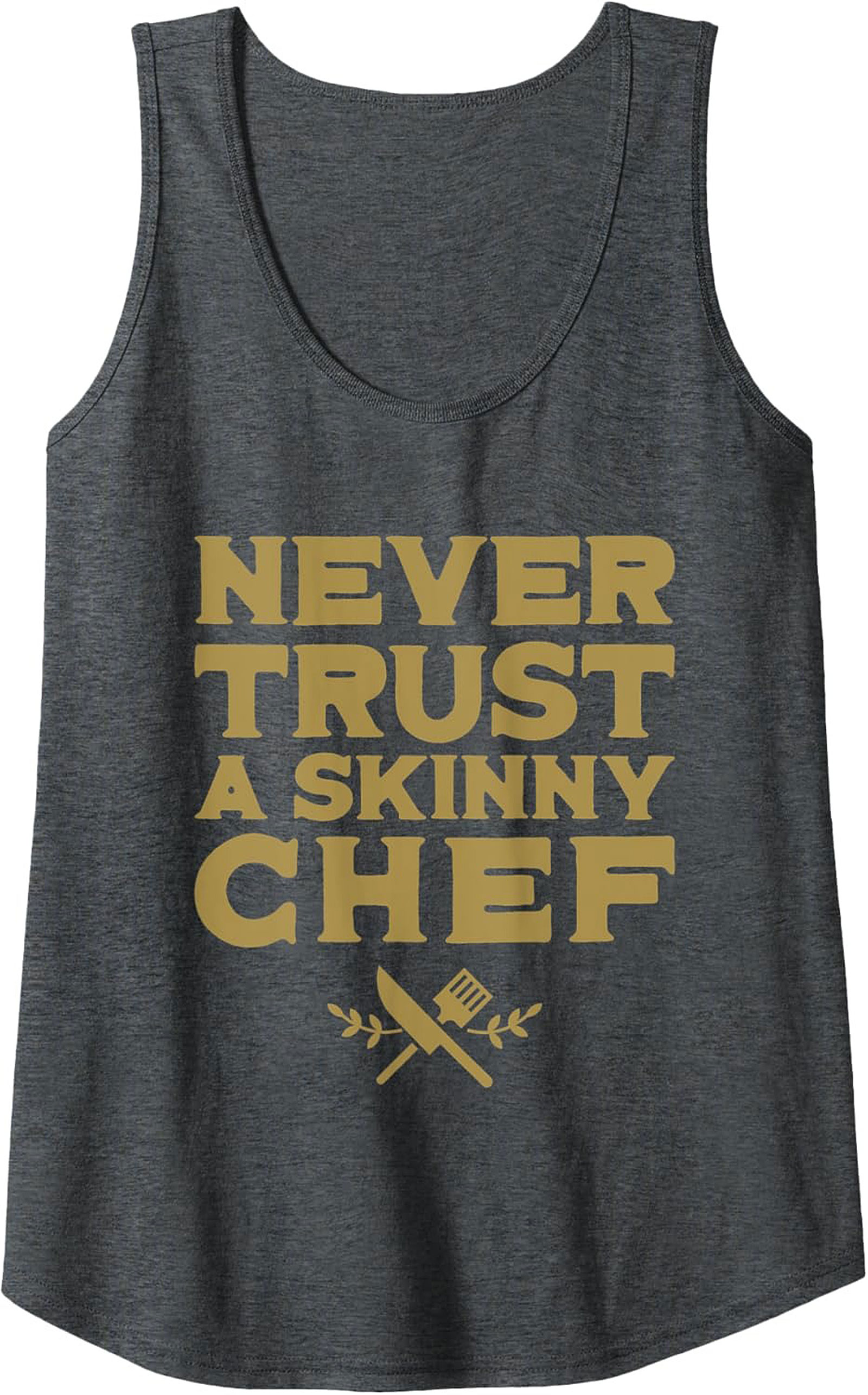 Funny Chef Humor Graphic Tank Foodie Sleeveless Shirt