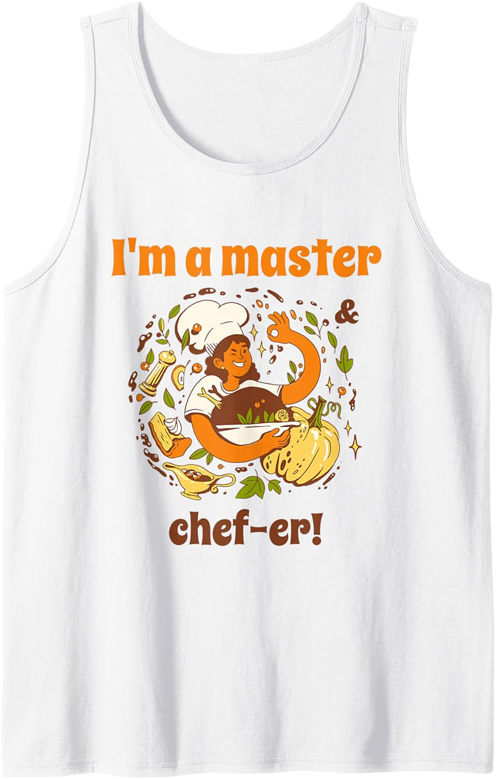 Master Chef-er Funny Foodie Graphic Tank Top Gifts