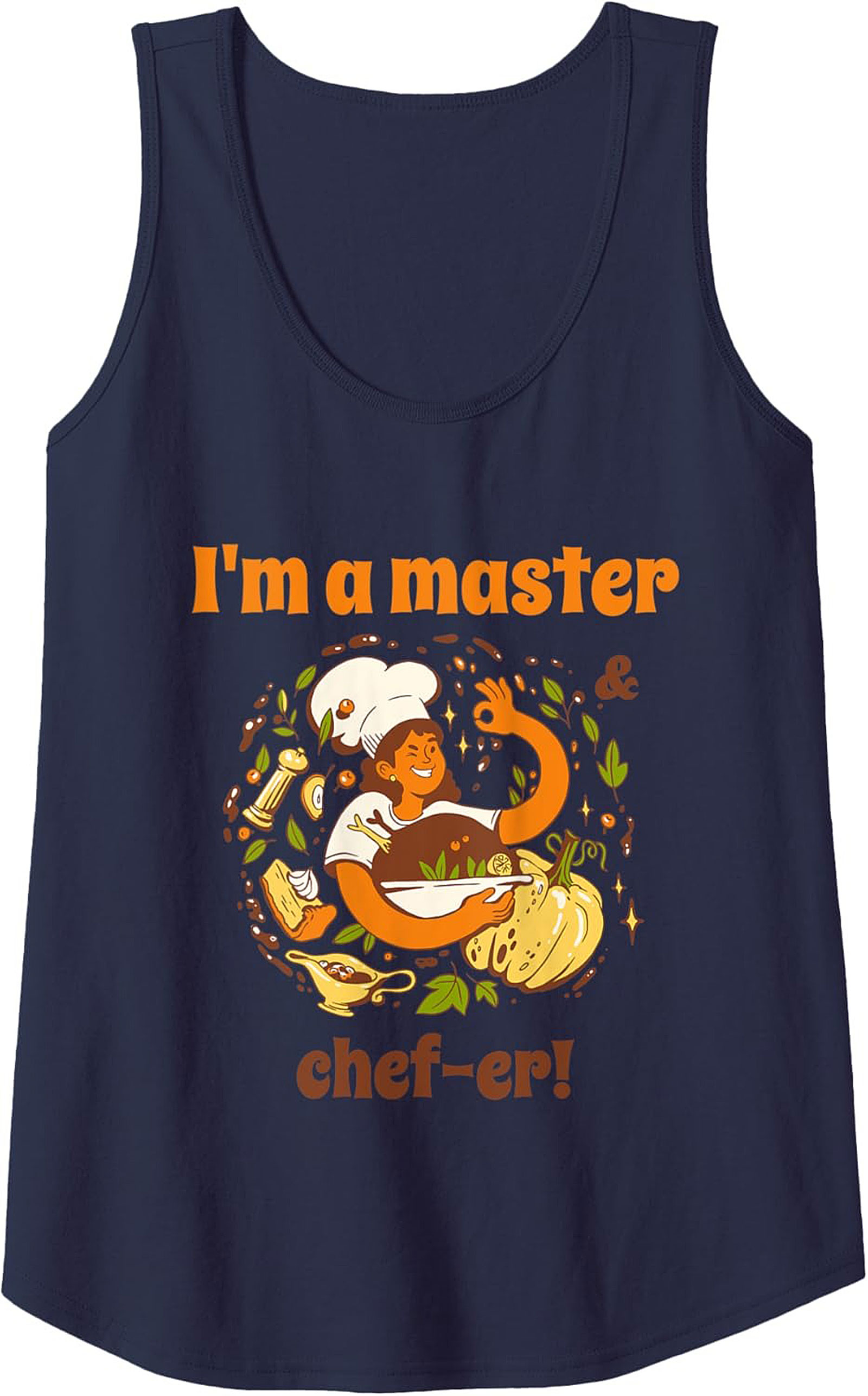 Master Chef-er Funny Foodie Graphic Tank Top Gifts
