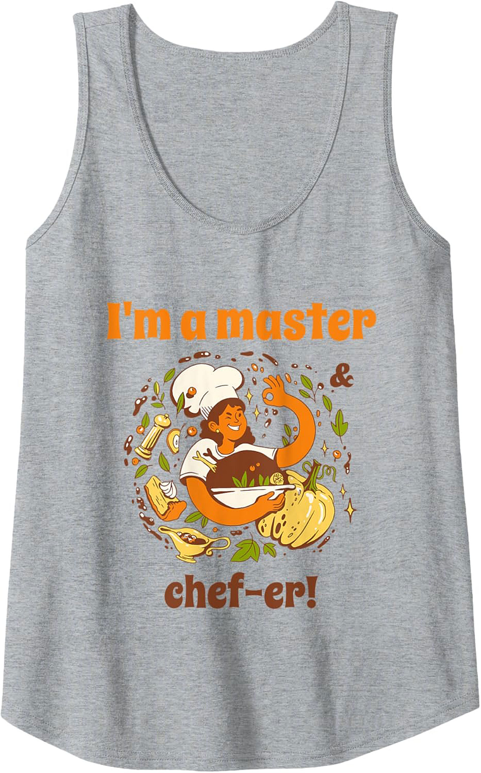 Master Chef-er Funny Foodie Graphic Tank Top Gifts