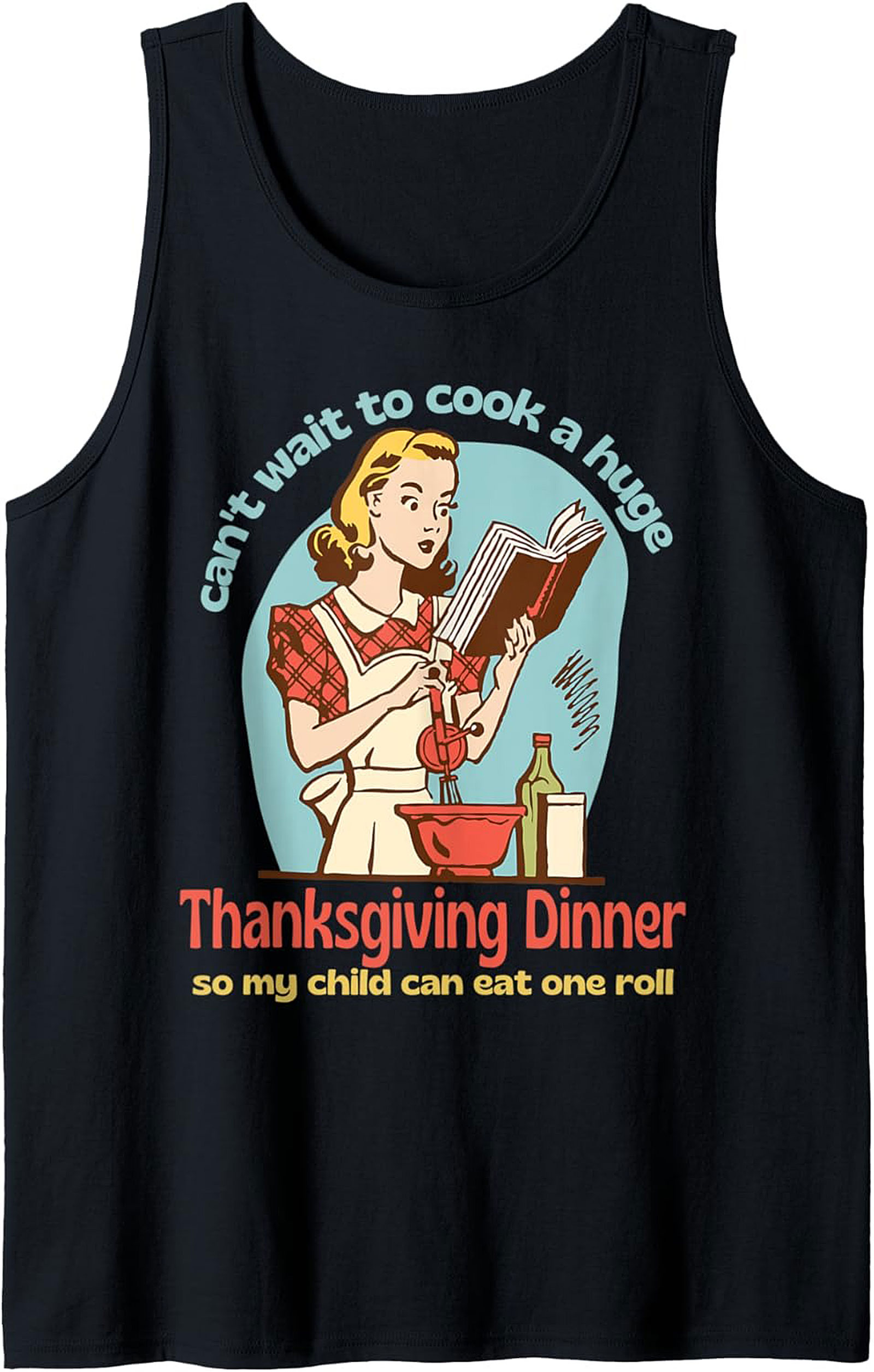 Funny Thanksgiving Graphic Tank Picky Eater Sleeveless Shirt
