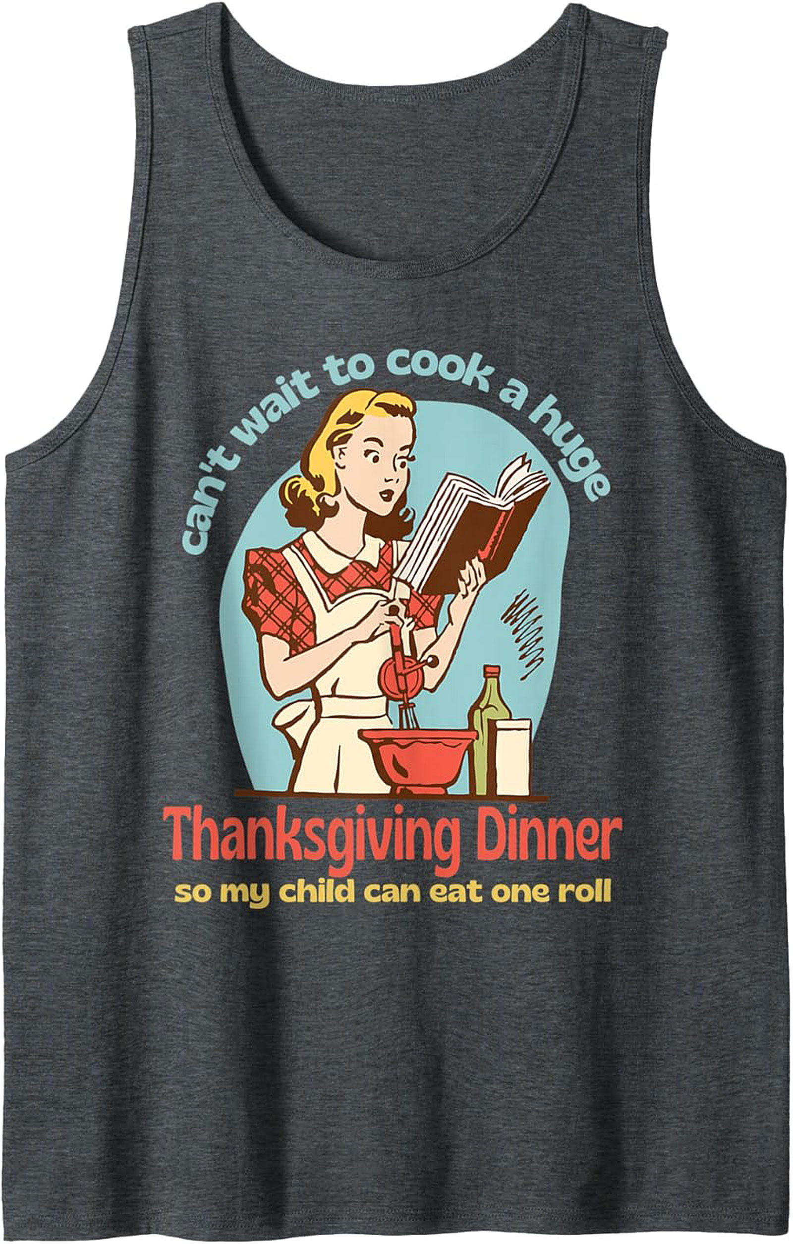 Funny Thanksgiving Graphic Tank Picky Eater Sleeveless Shirt