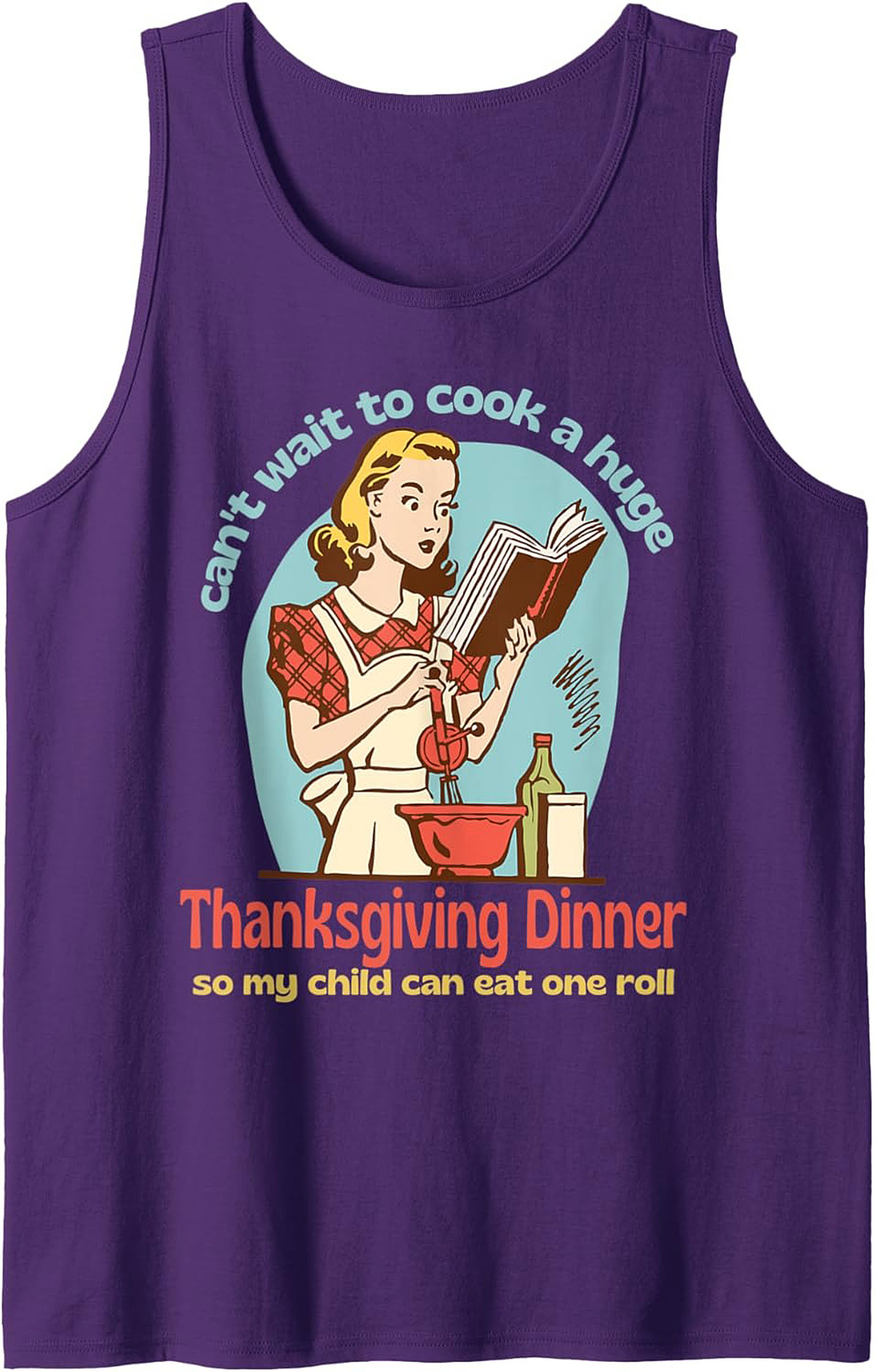 Funny Thanksgiving Graphic Tank Picky Eater Sleeveless Shirt