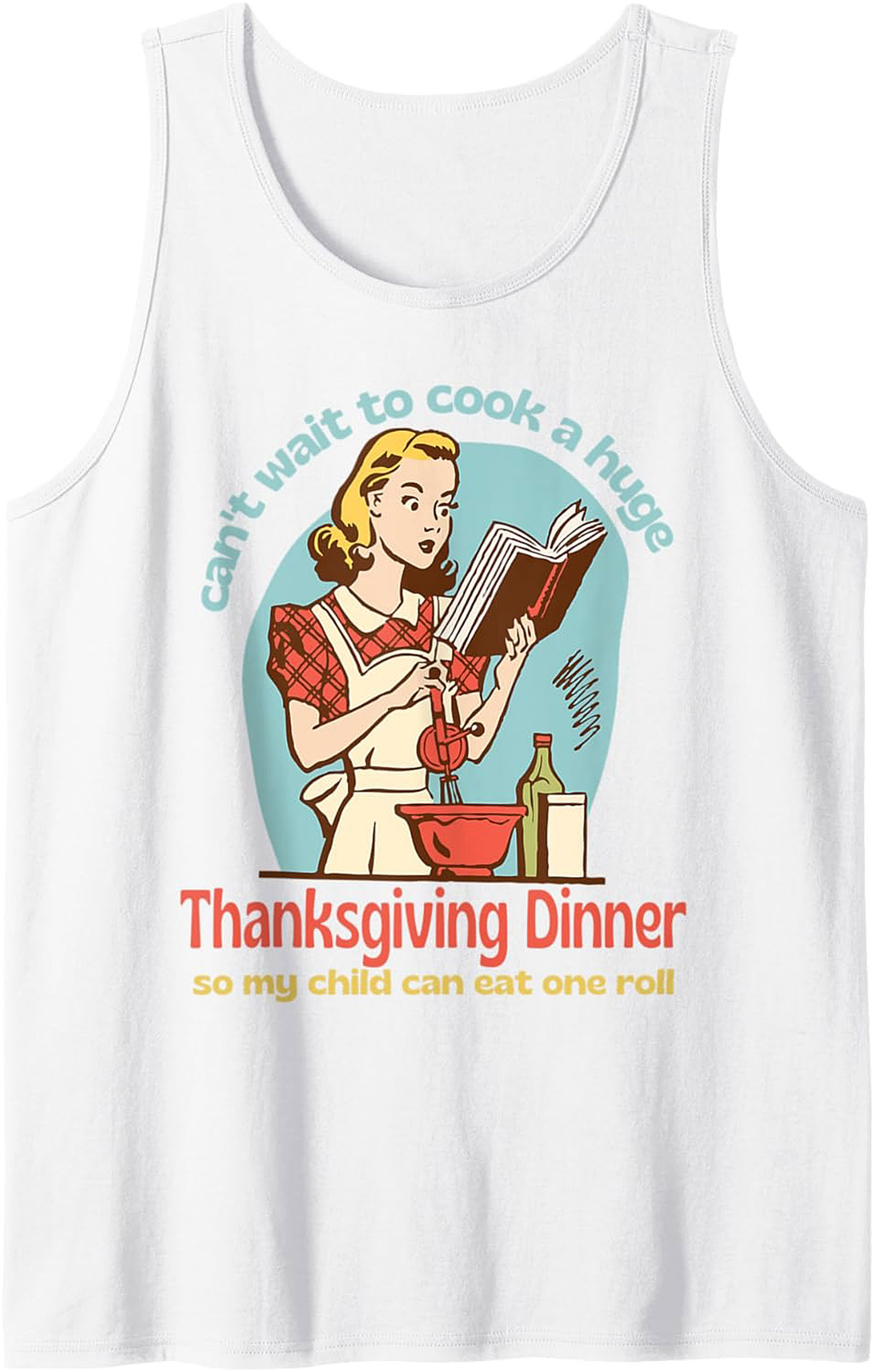 Funny Thanksgiving Graphic Tank Picky Eater Sleeveless Shirt