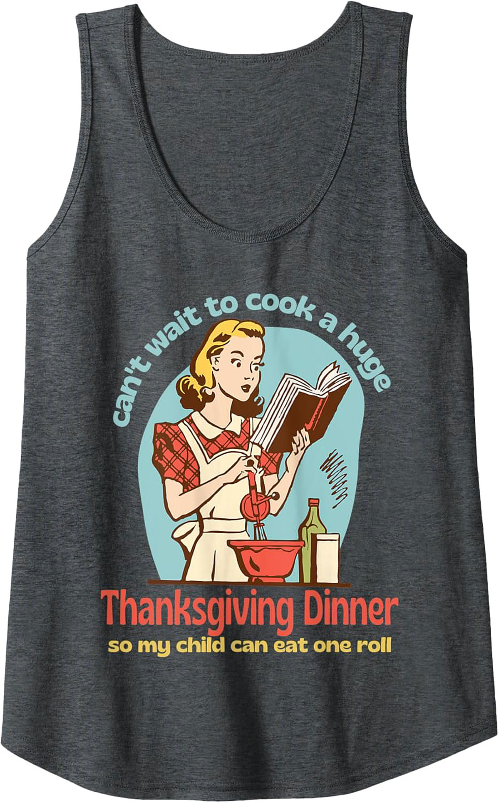 Funny Thanksgiving Graphic Tank Picky Eater Sleeveless Shirt