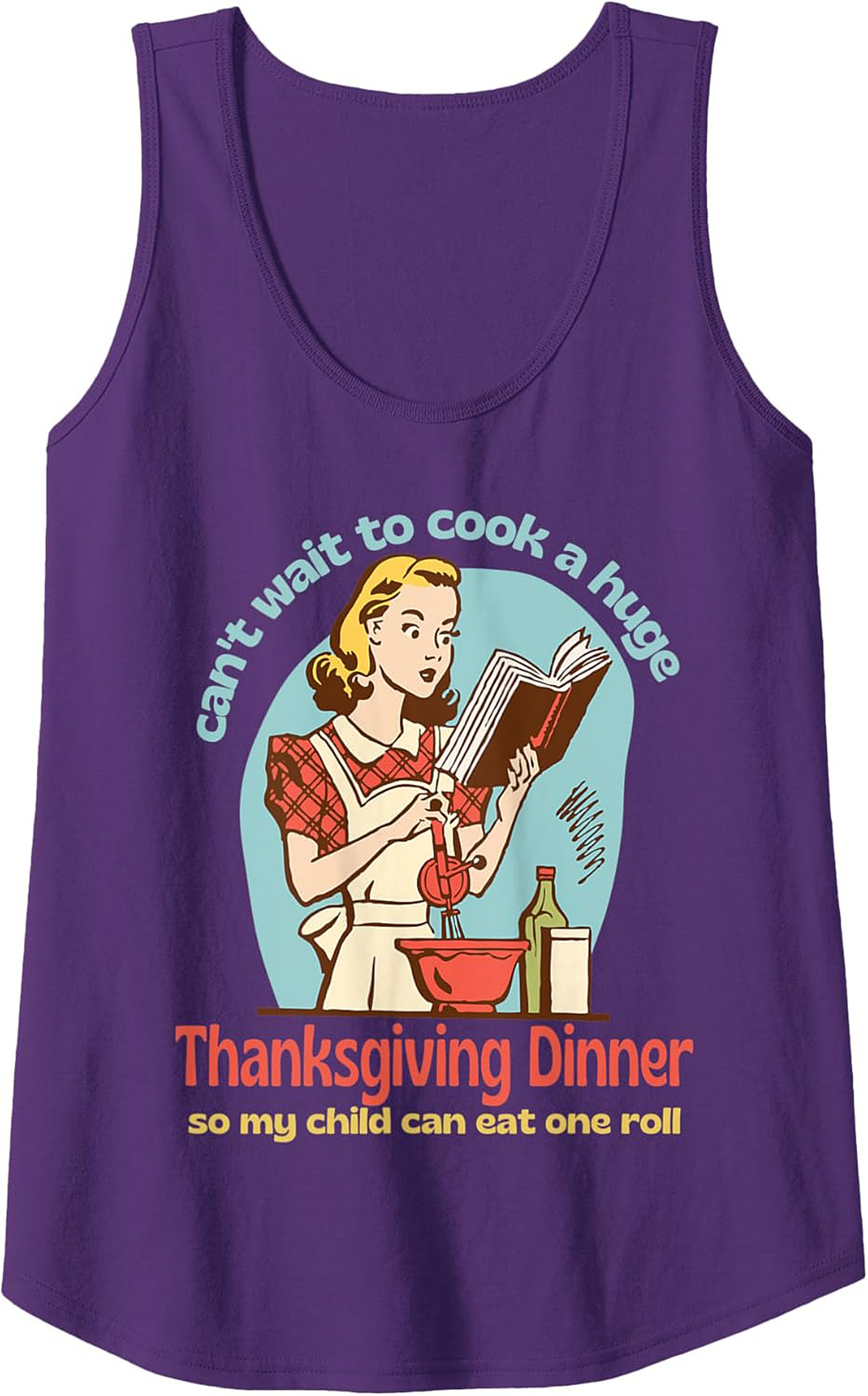 Funny Thanksgiving Graphic Tank Picky Eater Sleeveless Shirt