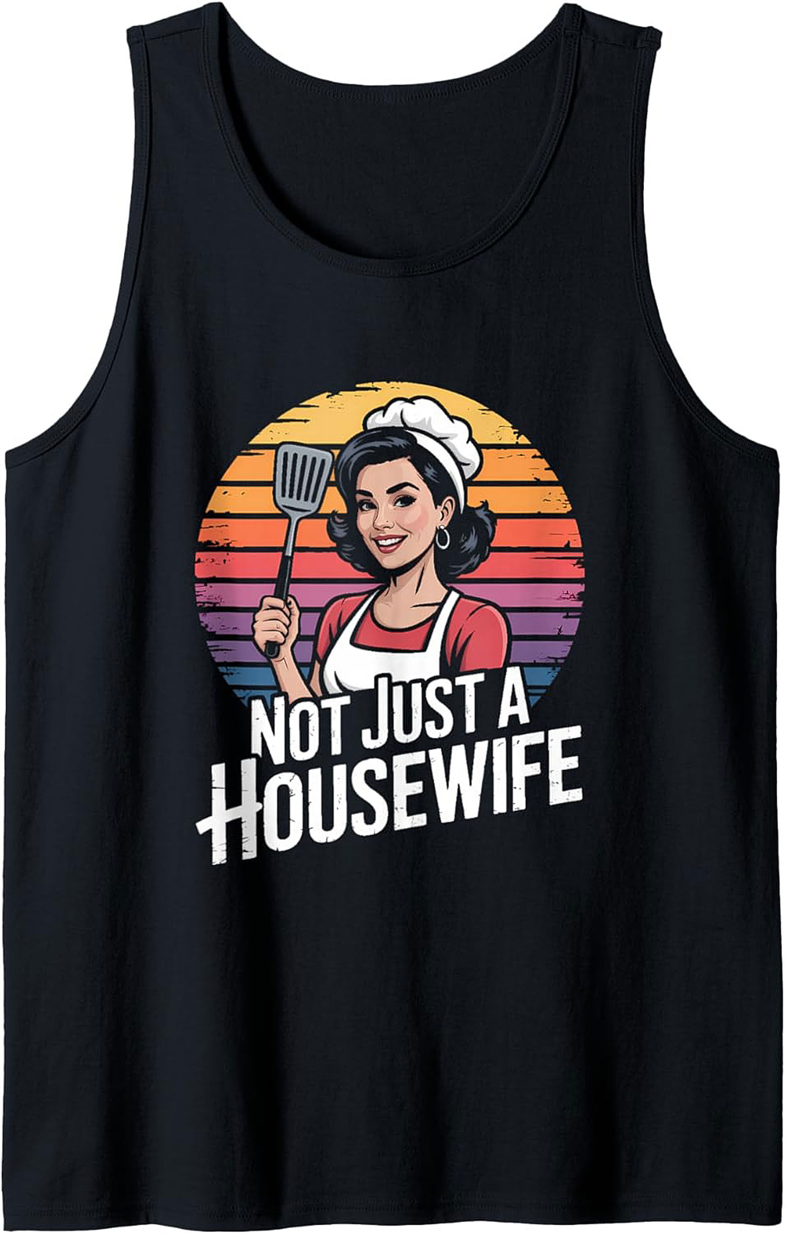 Empowering Retro Housewife Graphic Tank Vintage Sleeveless Shirt