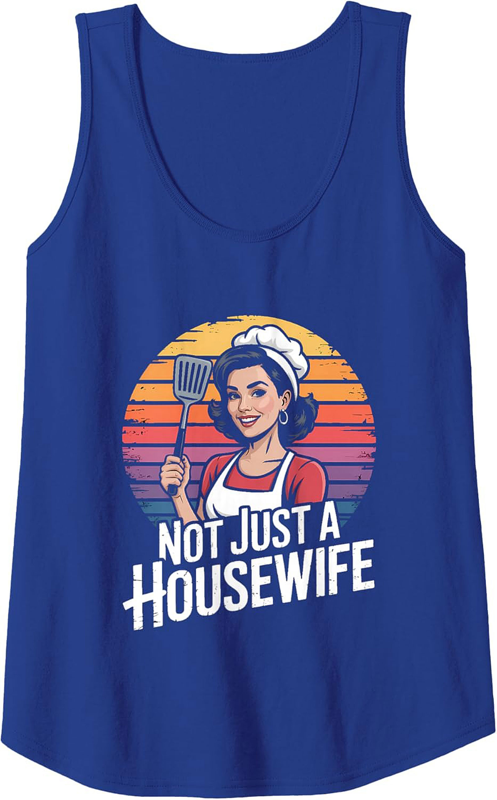 Empowering Retro Housewife Graphic Tank  Vintage Sleeveless Shirt