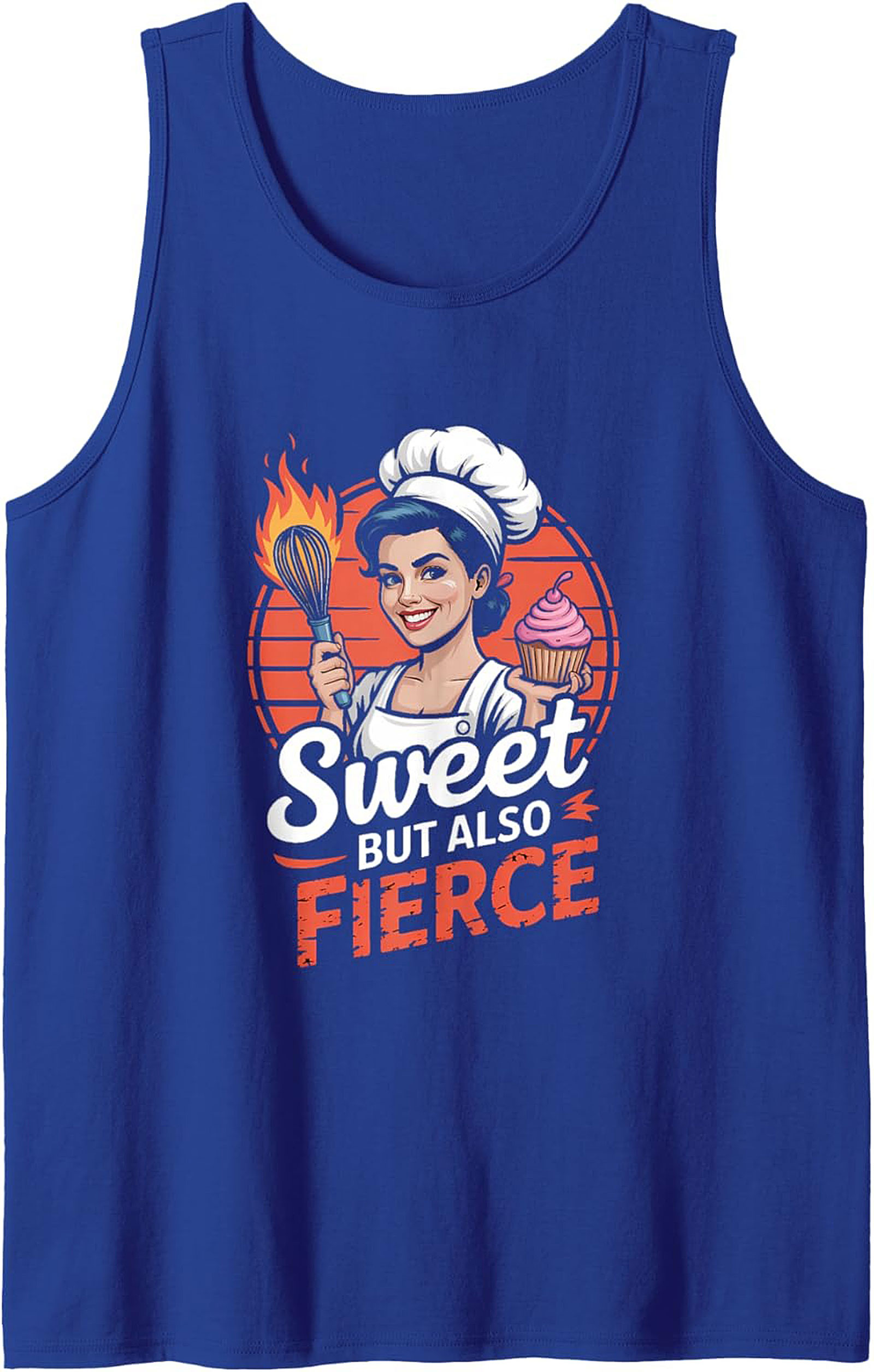 Fierce Baker Graphic Tank Top Sweet & Sizzling