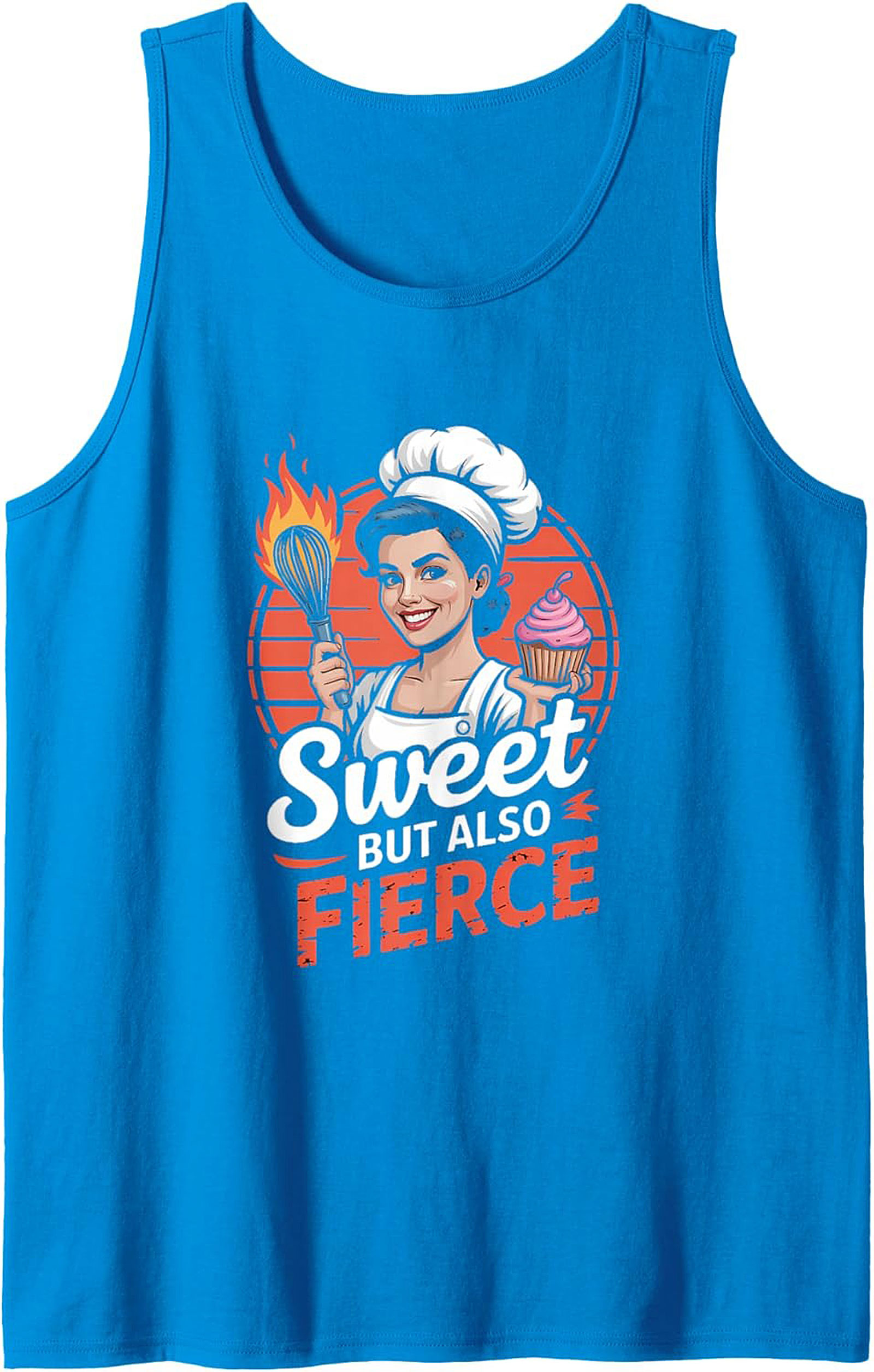 Fierce Baker Graphic Tank Top Sweet & Sizzling