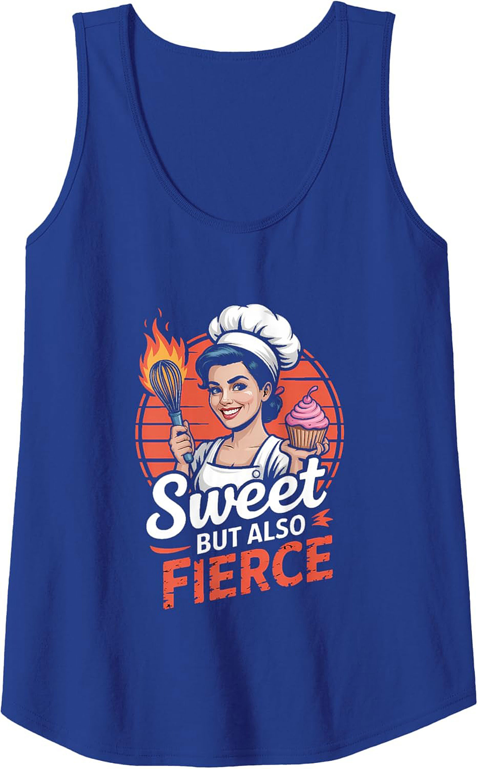 Fierce Baker Graphic Tank Top Sweet & Sizzling