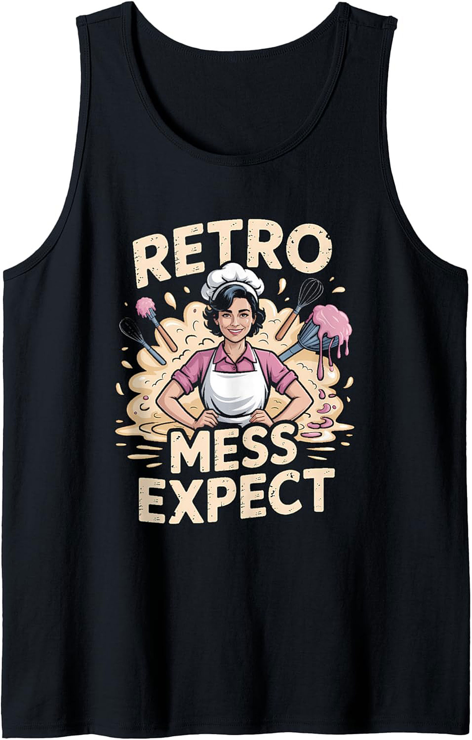 Retro Baker Graphic Tank Top