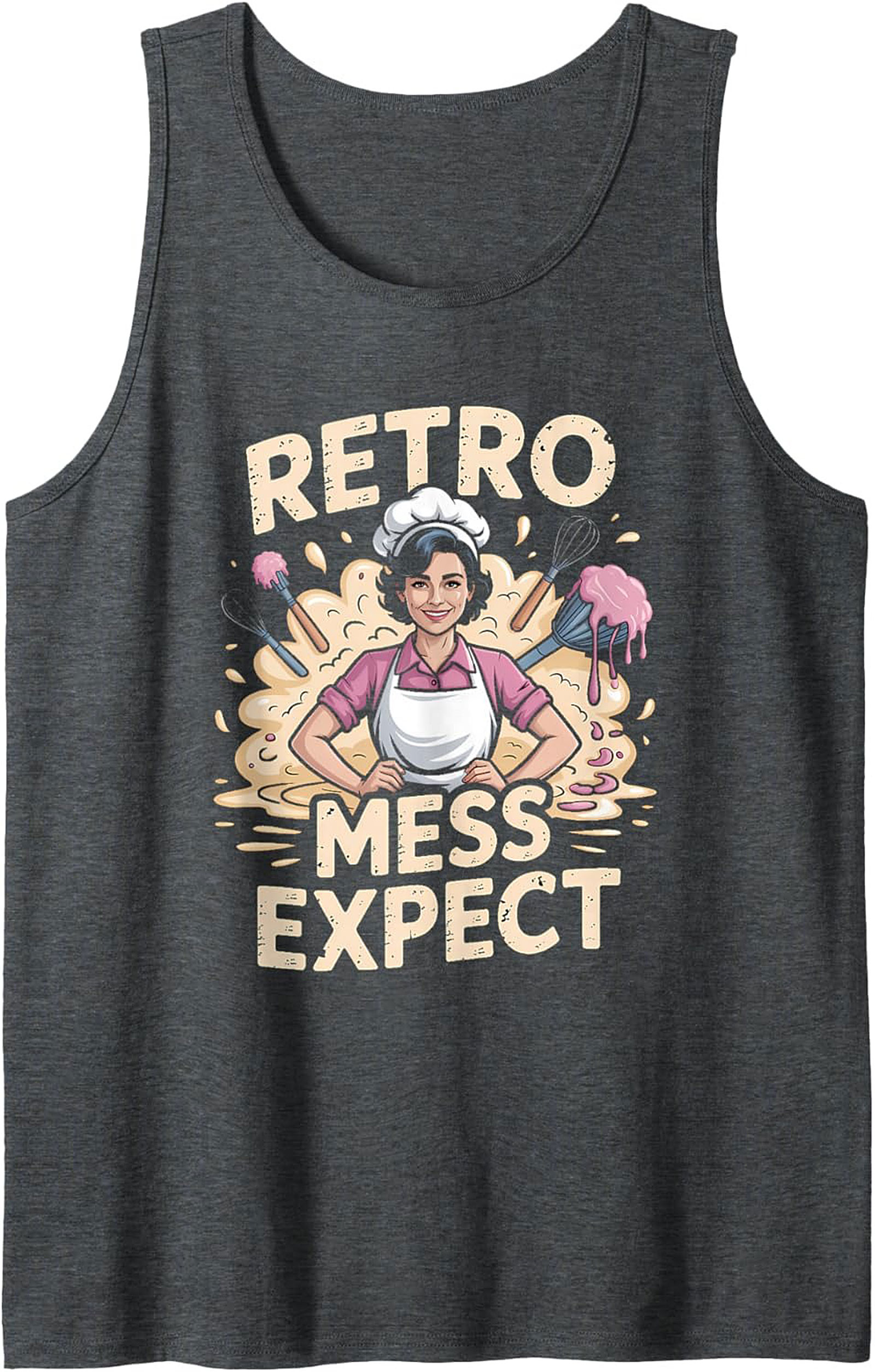 Retro Baker Graphic Tank Top