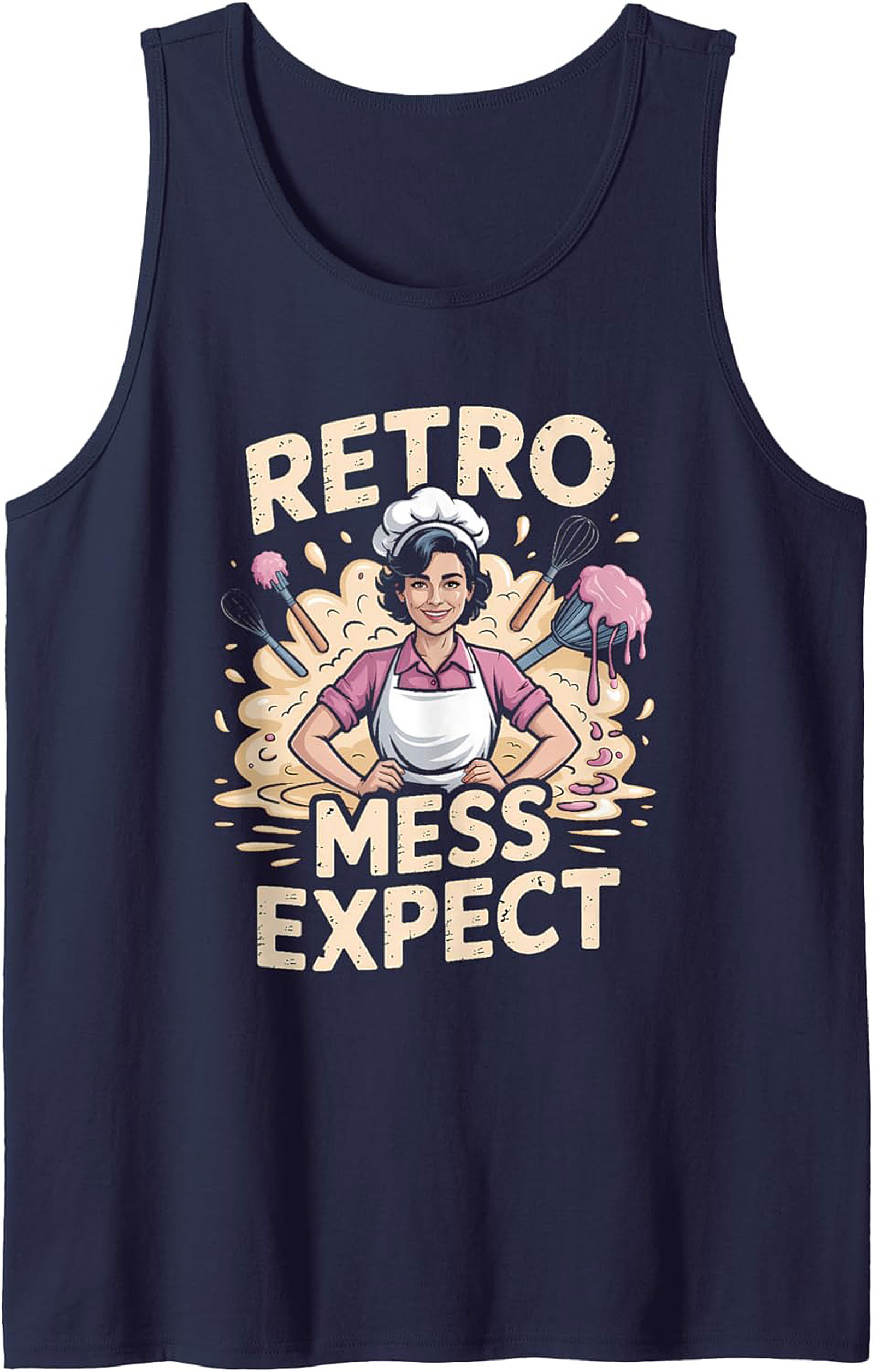 Retro Baker Graphic Tank Top