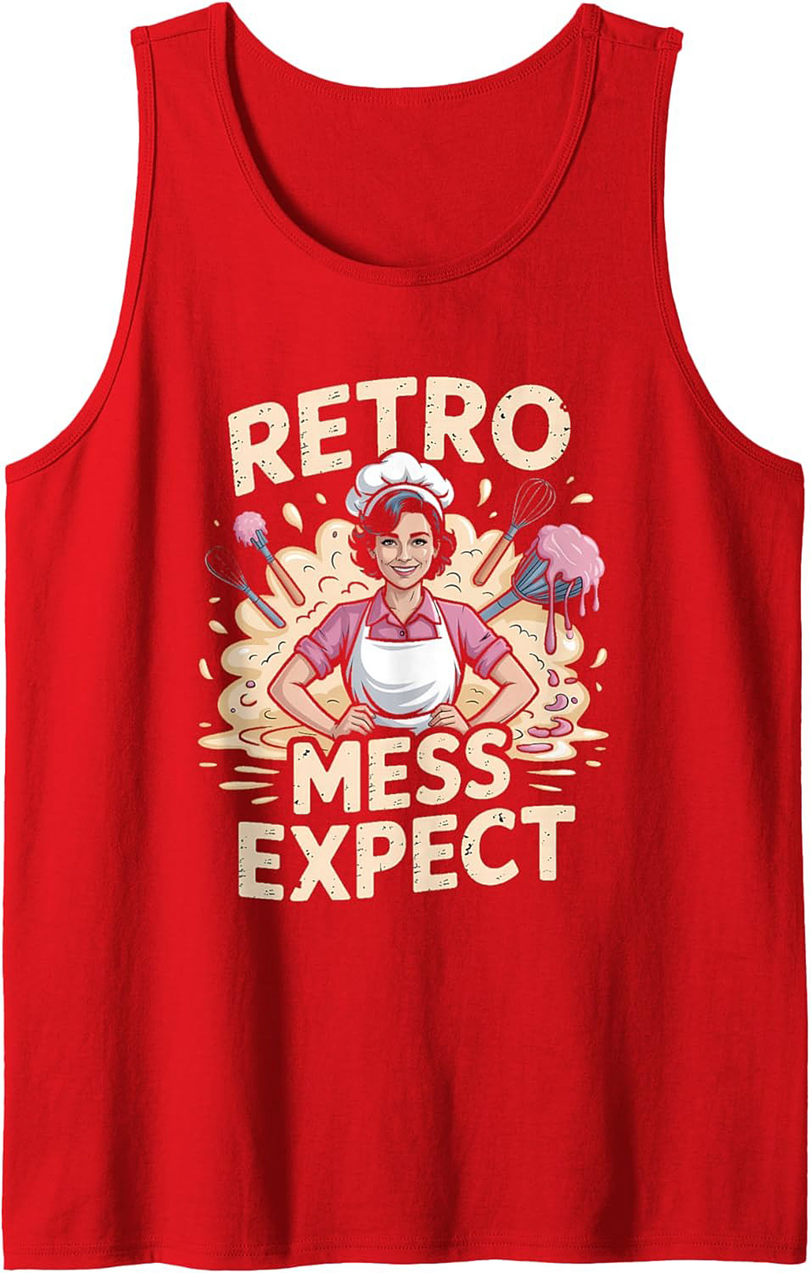 Retro Baker Graphic Tank Top