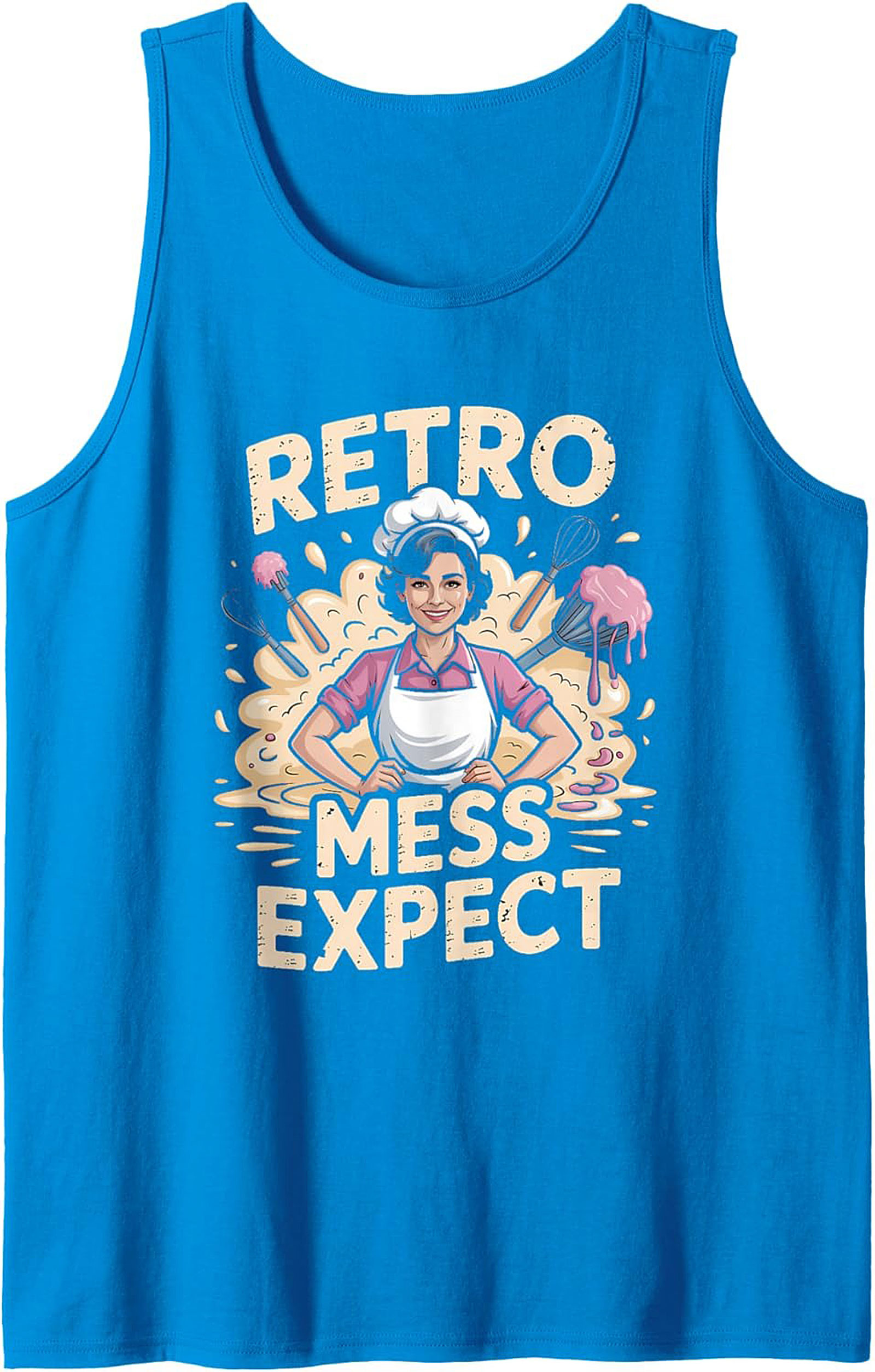 Retro Baker Graphic Tank Top