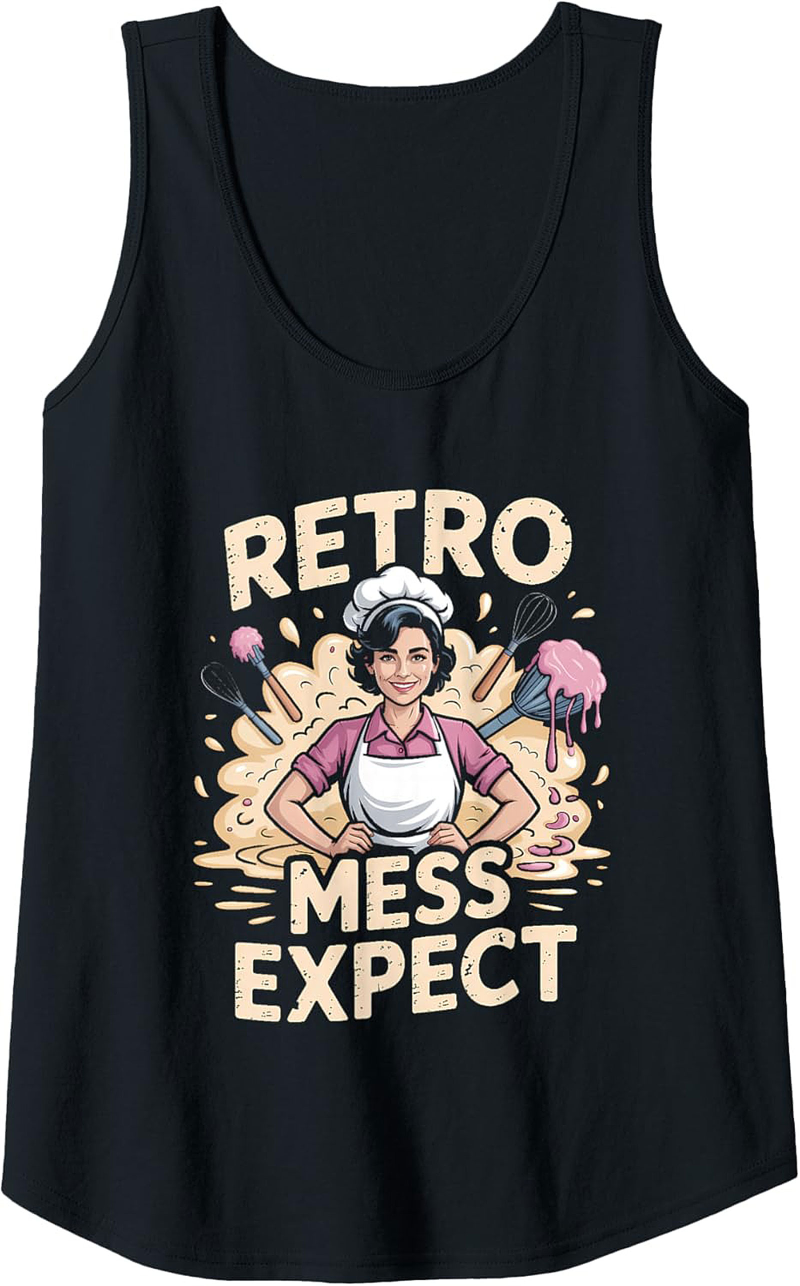 Retro Baker Graphic Tank Top