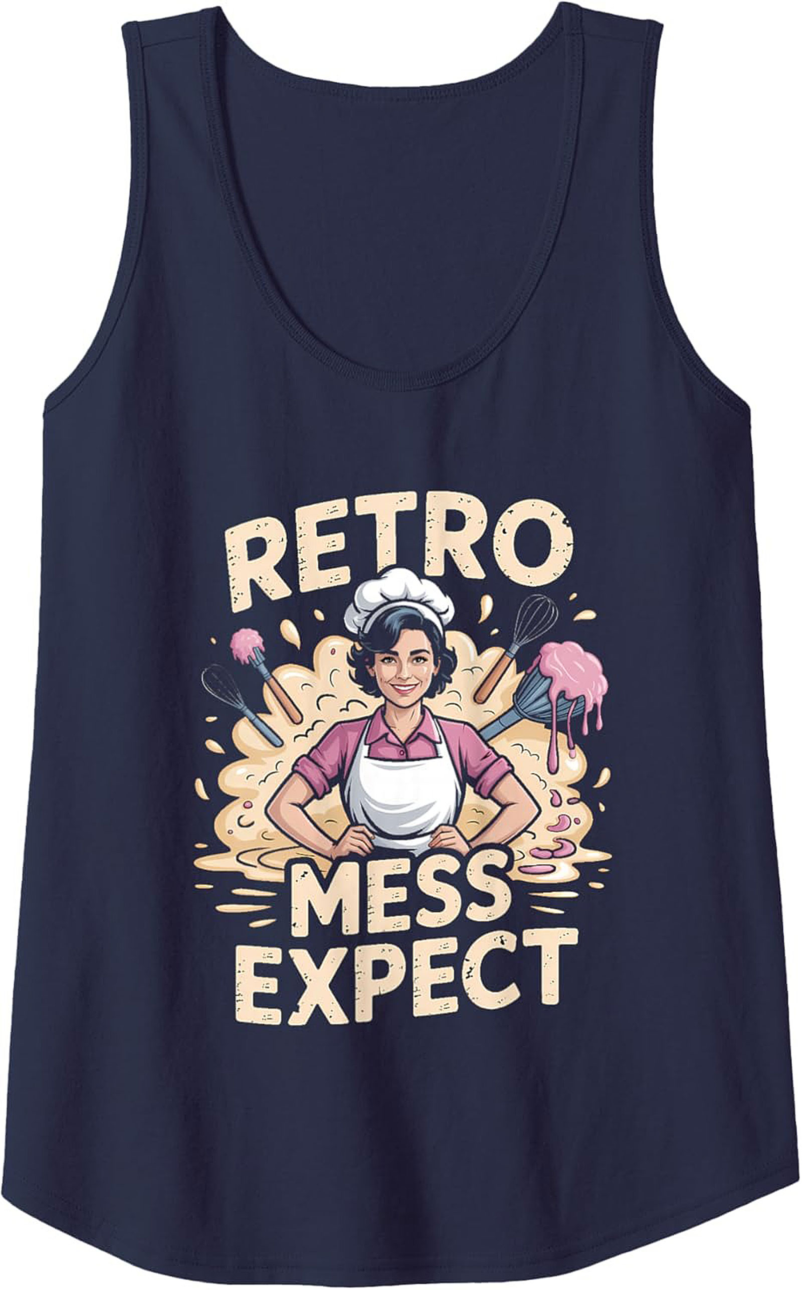 Retro Baker Graphic Tank Top