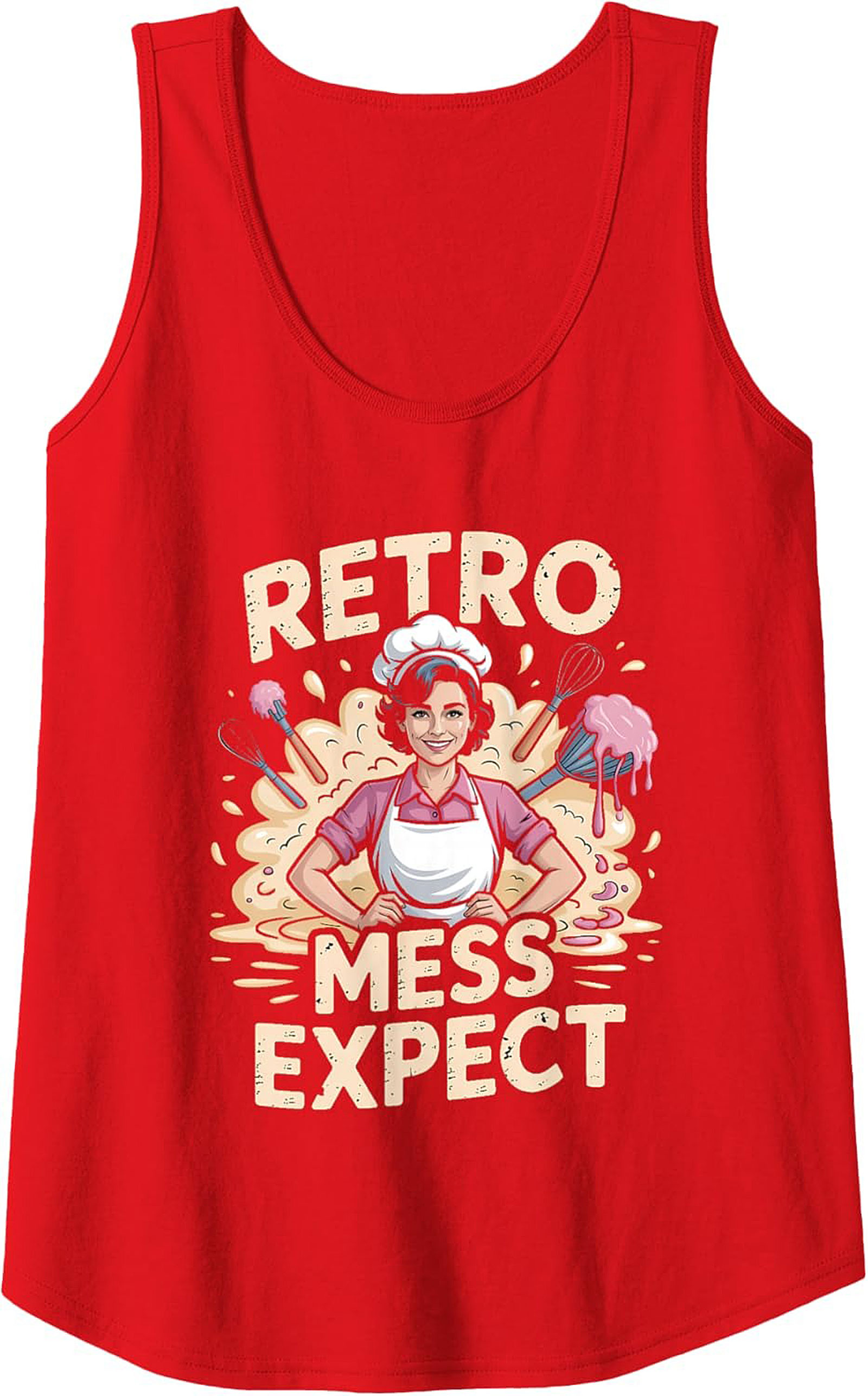 Retro Baker Graphic Tank Top