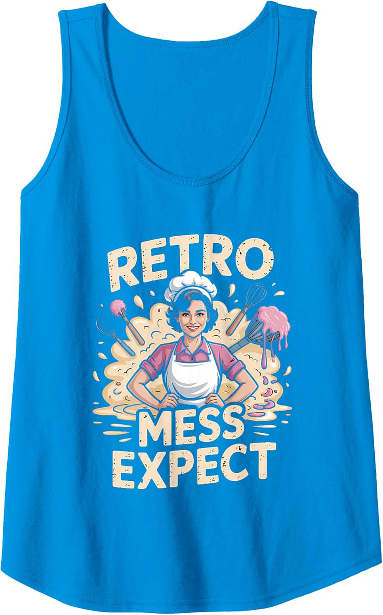 Retro Baker Graphic Tank Top