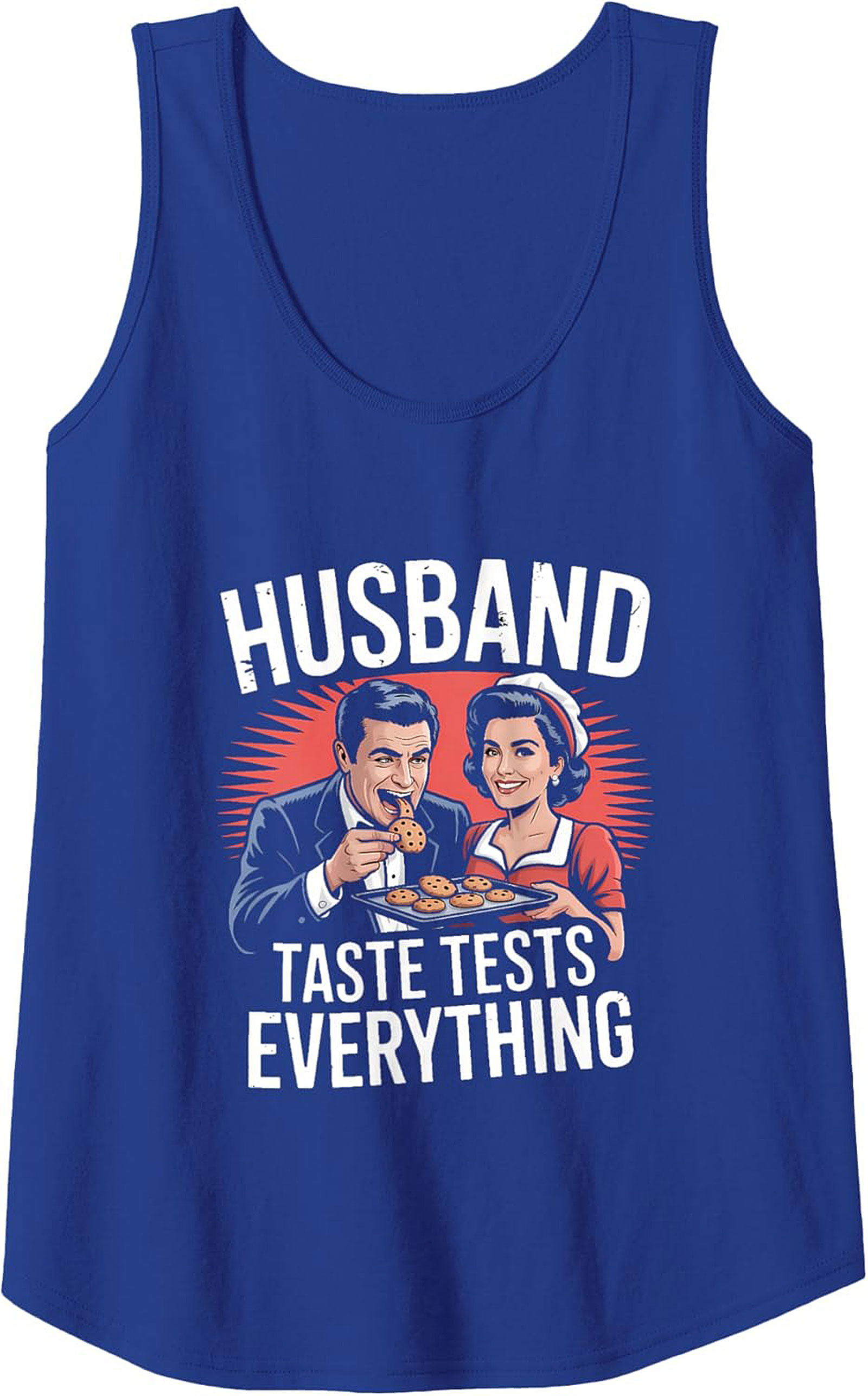 Husband Taste Tests Graphic Tank Funny Gift Idea