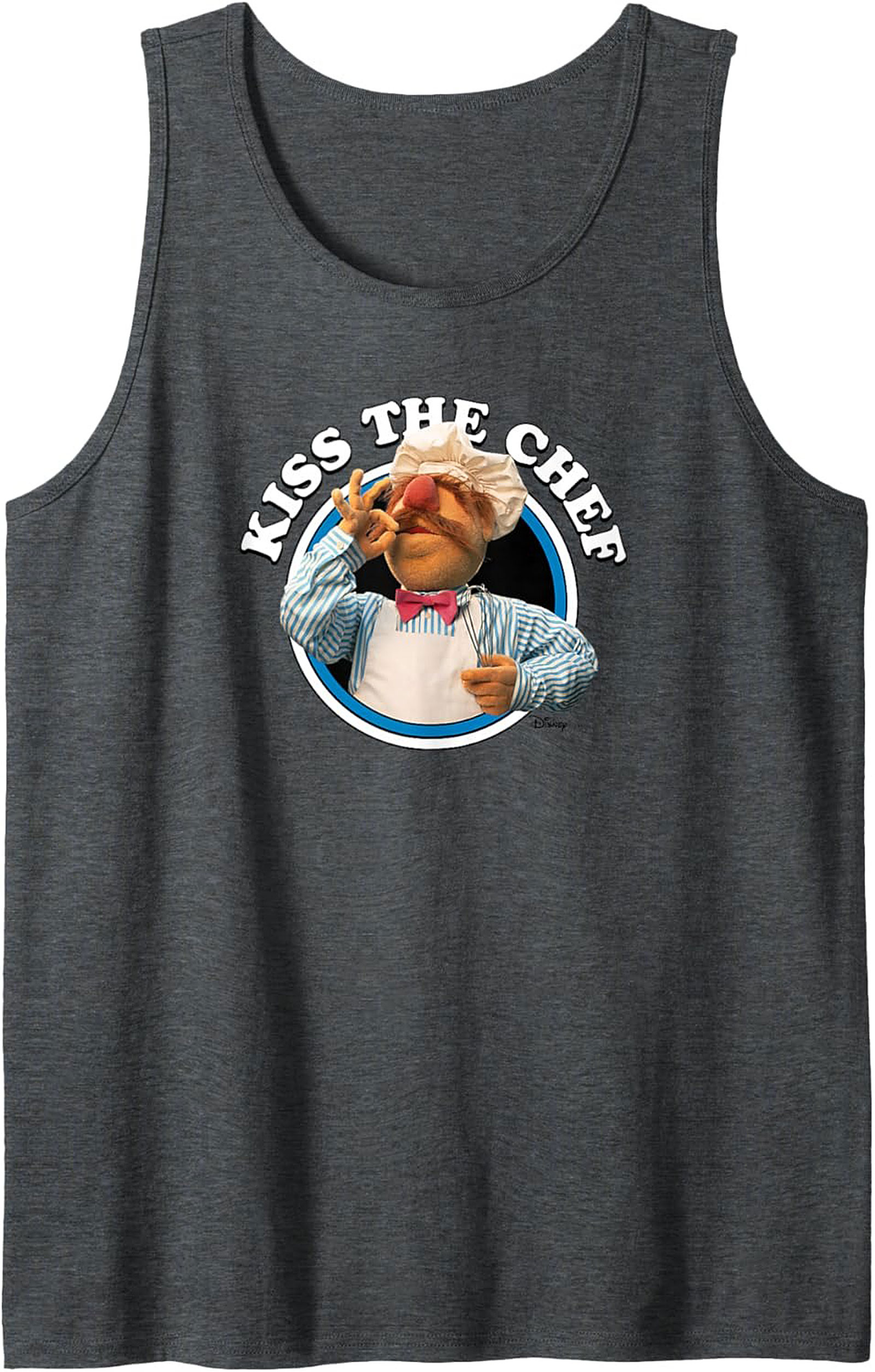 Kiss The Chef Funny Graphic Tank