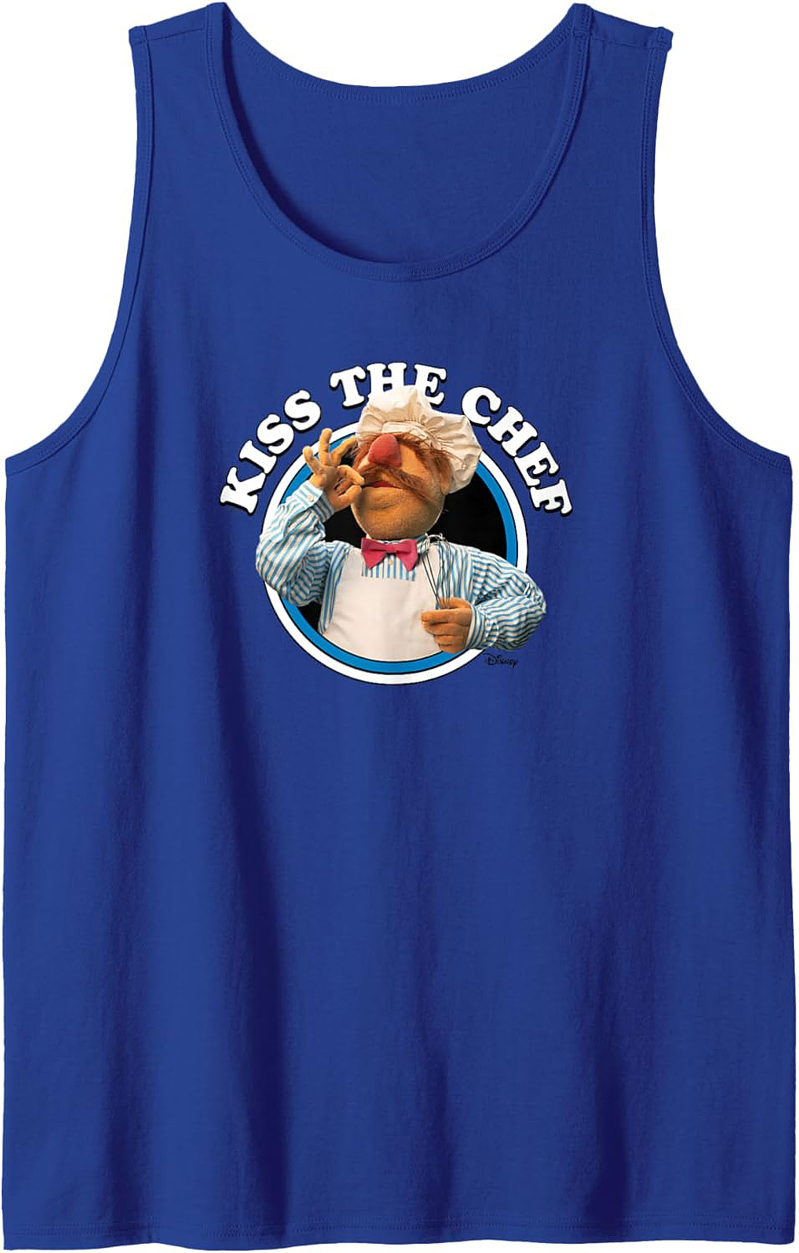Kiss The Chef Funny Graphic Tank