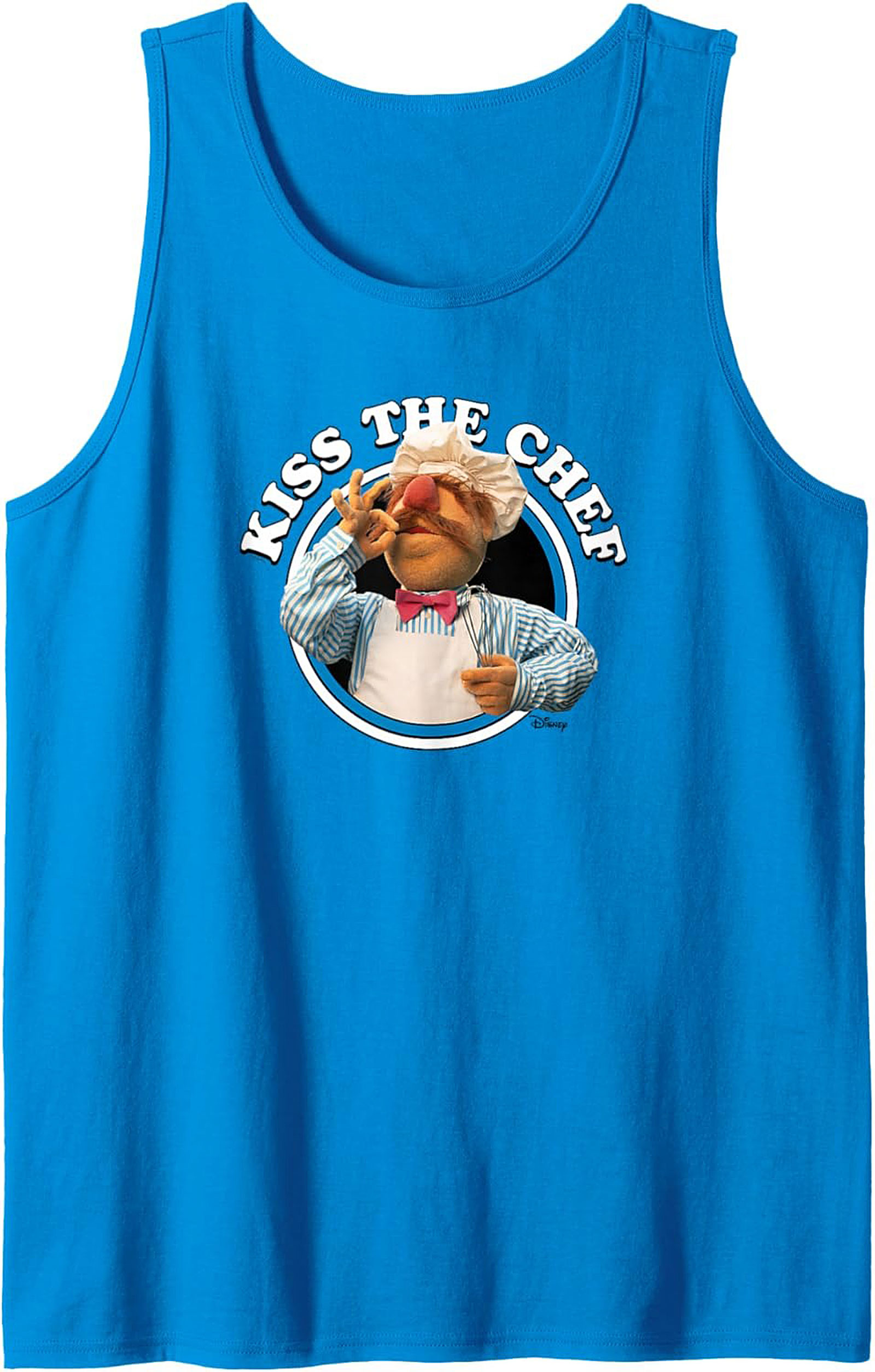 Kiss The Chef Funny Graphic Tank